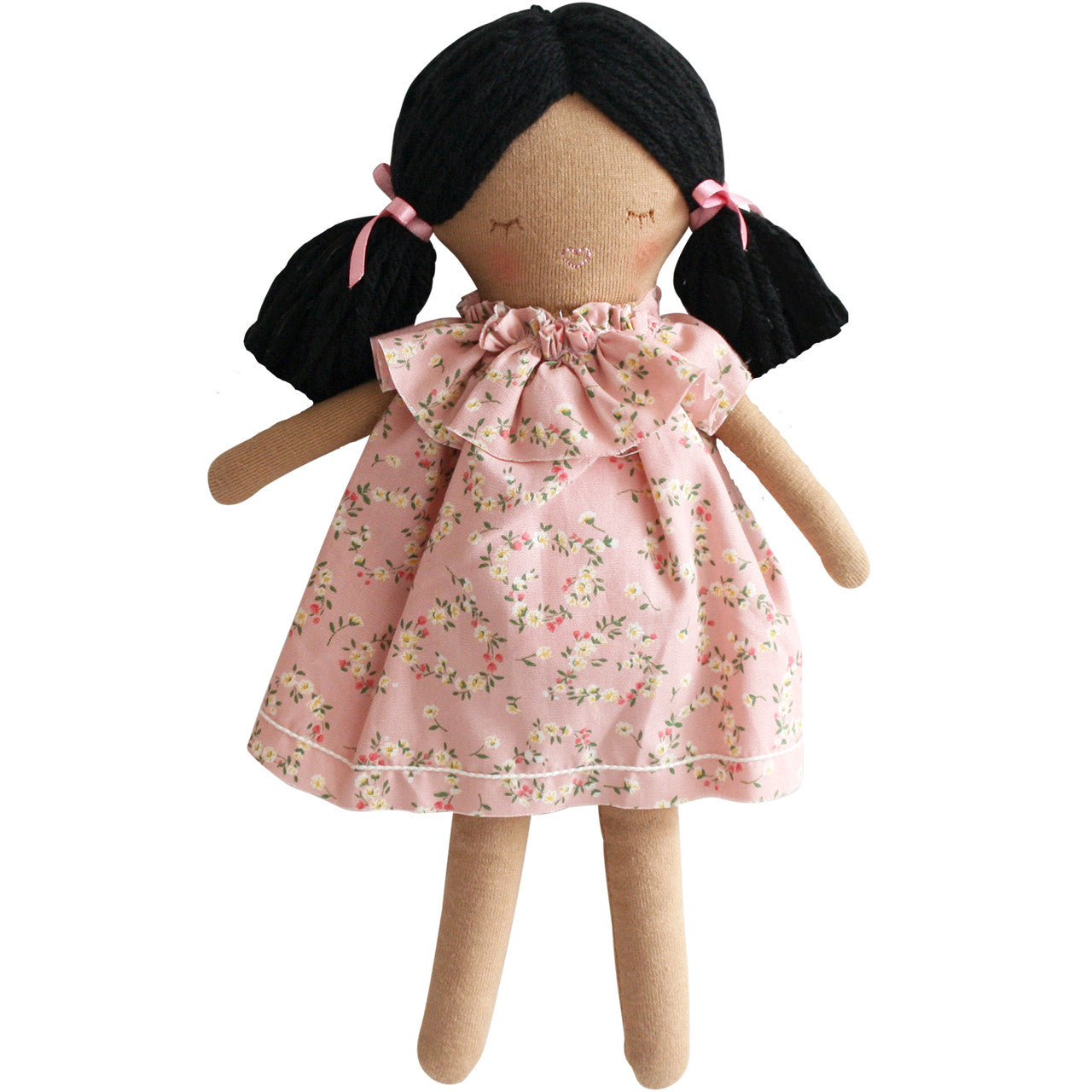 Alimrose Mini Matilda Sleeping and Awake Doll with Posy Heart - Perfect for Kids' Bedtime, Nursery Decor, and Collectible Gift Giving