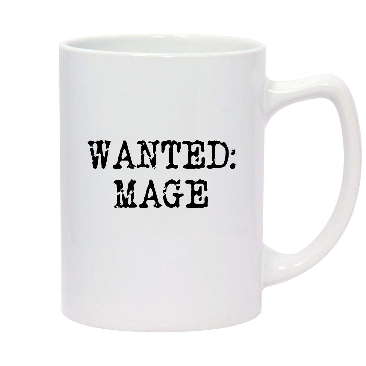14oz White Ceramic Statesman Coffee Mug - Premium Durable Travel Mug for Office, Home & Gifts - Ideal for Hot & Cold Beverages
