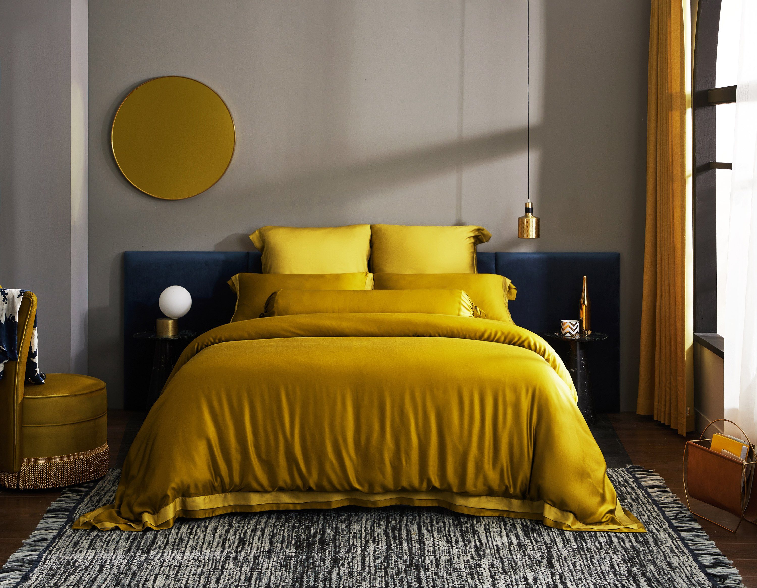 Premium TENCEL™ LF Imperatore Medallion Quilt Cover Set - Luxury Bedding for Master Suite & Guest Rooms - Breathable & Hypoallergenic Queen/King Size Duvet Cover