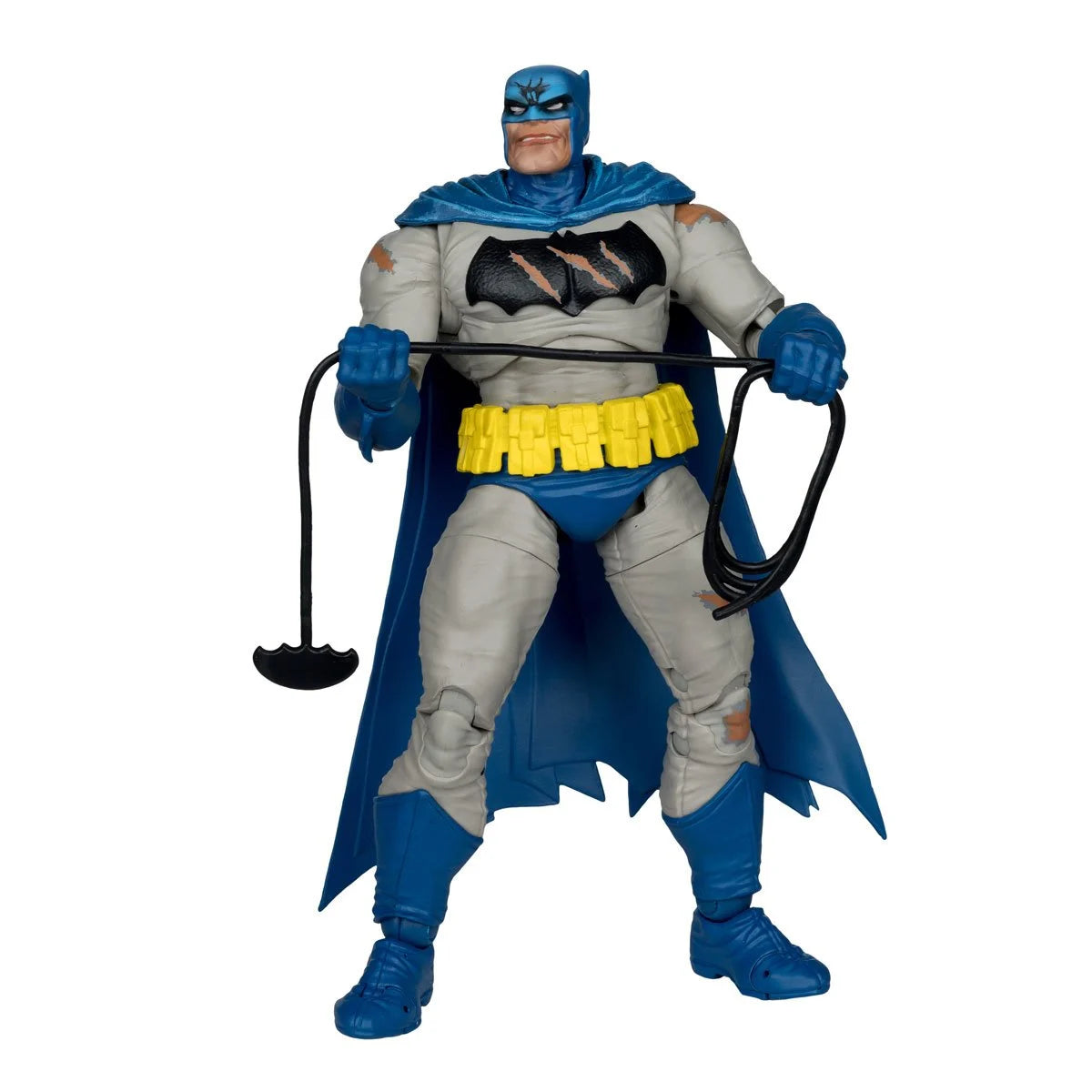 DC McFarlane Collector Edition Batman Dark Knight Returns Battle Damage Blue Outfit Action Figure - Premium Collectible for Display, Gifts & DC Fans
