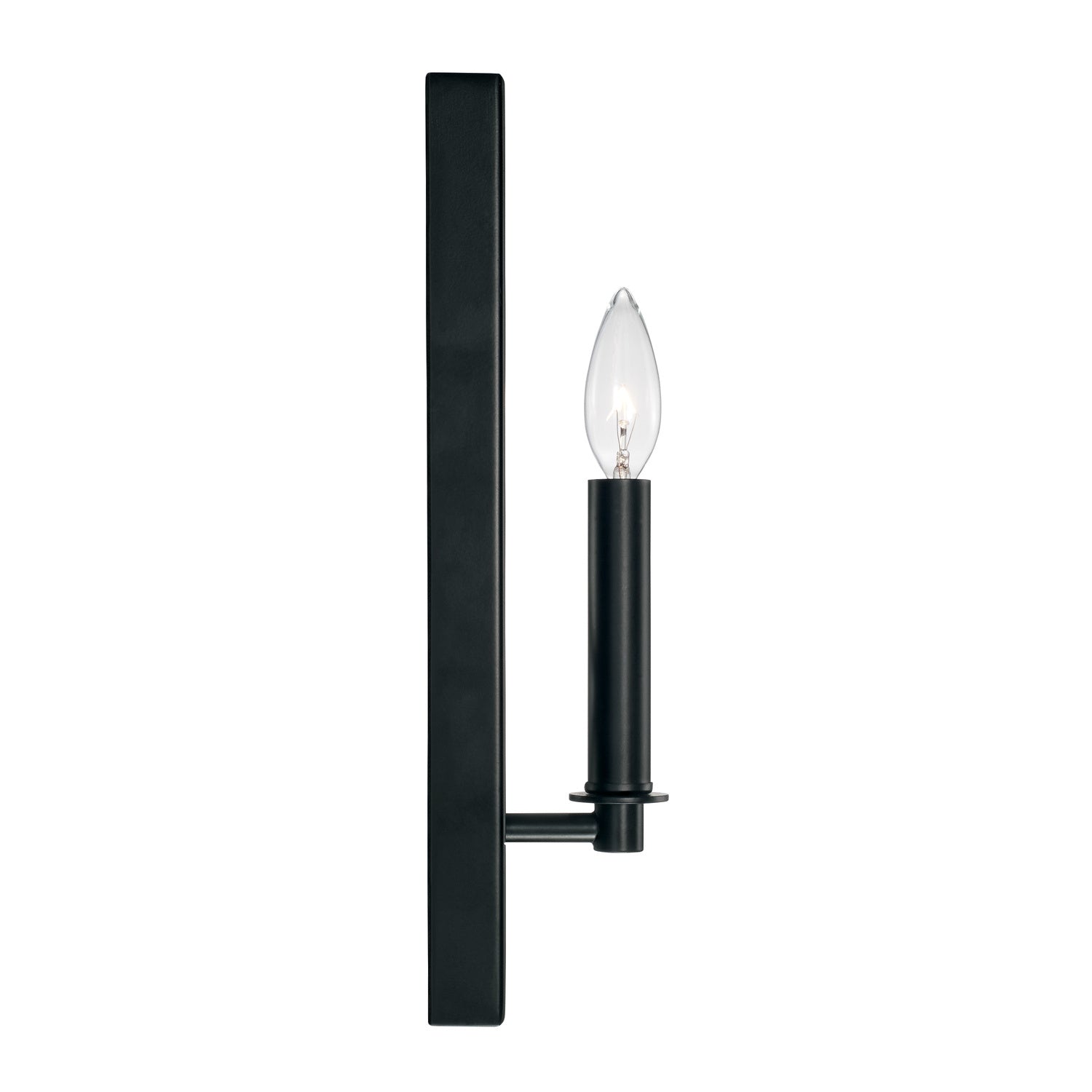 Capital Lighting One Light Wall Sconce - Modern Wall Light Fixture for Bedroom, Living Room & Hallway - Brushed Nickel Finish Indoor Wall Lamp