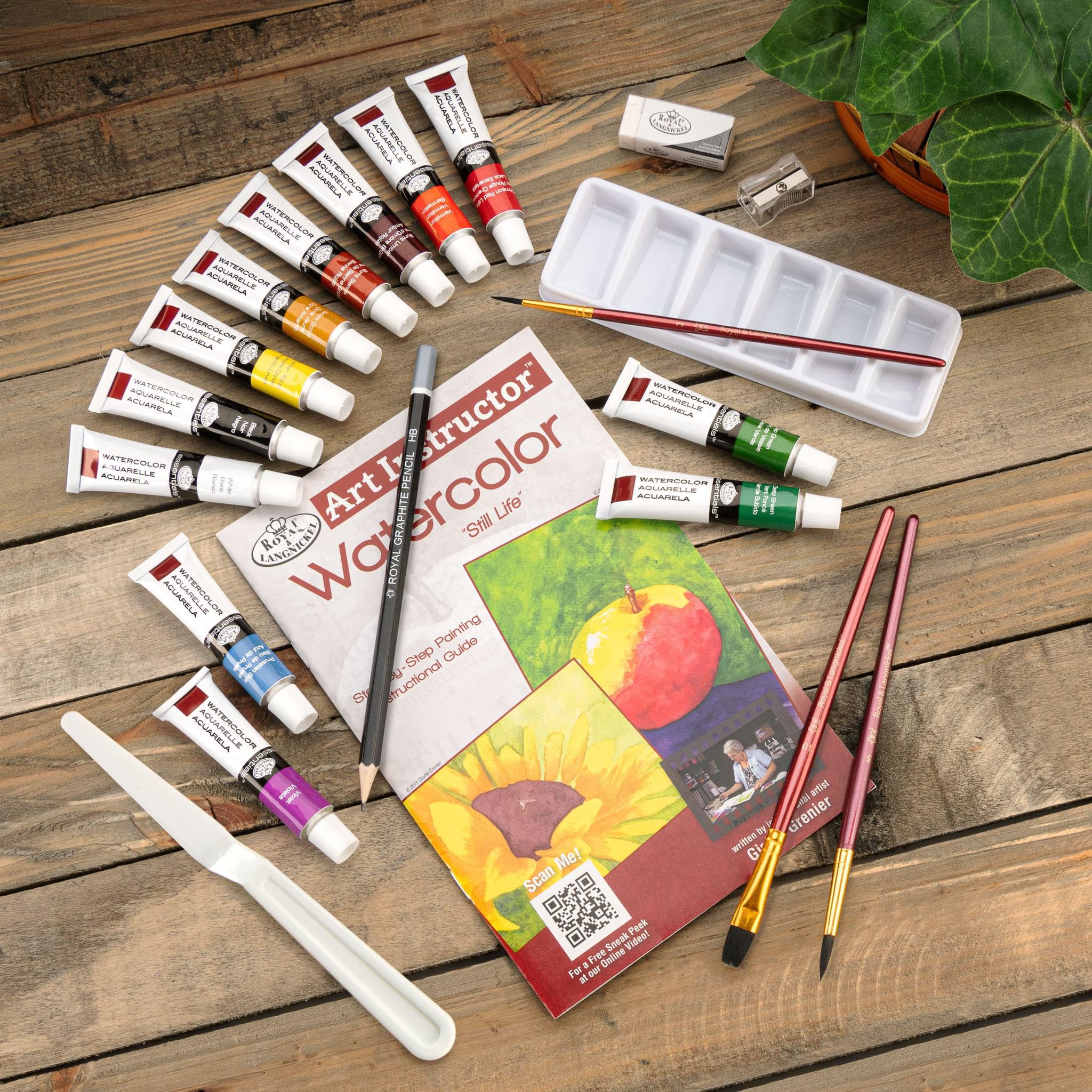 Professional 22-Piece Watercolor Art Set for Artists & Instructors - Perfect for Painting, Sketching & Classroom Use