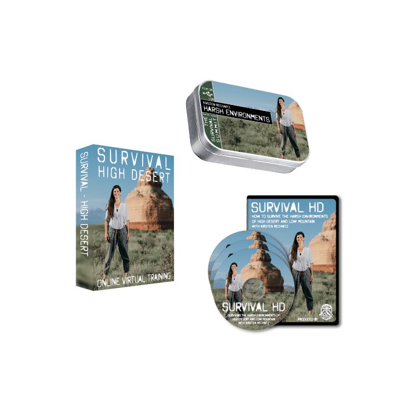 Survival High Desert Training DVD or USB - Essential Wilderness Preparedness Guide for Outdoor Adventures & Emergency Situations