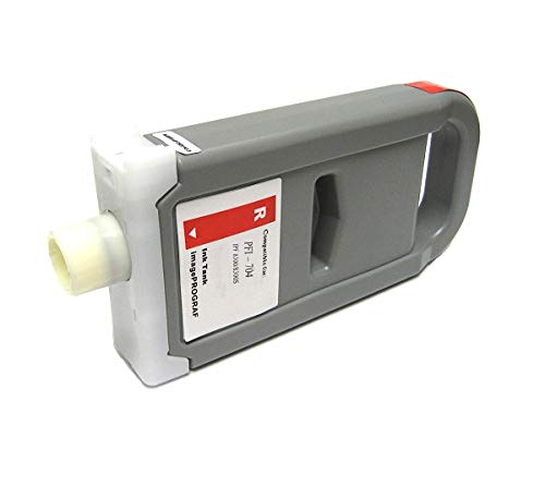 Canon IPF8300 Compatible Ink Cartridge - VividColor PFI-704 Red Ink (2-Pack) | High-Quality Replacement for Canon Large Format Printers | Perfect for Photo Printing, CAD Drawings & Office Documents