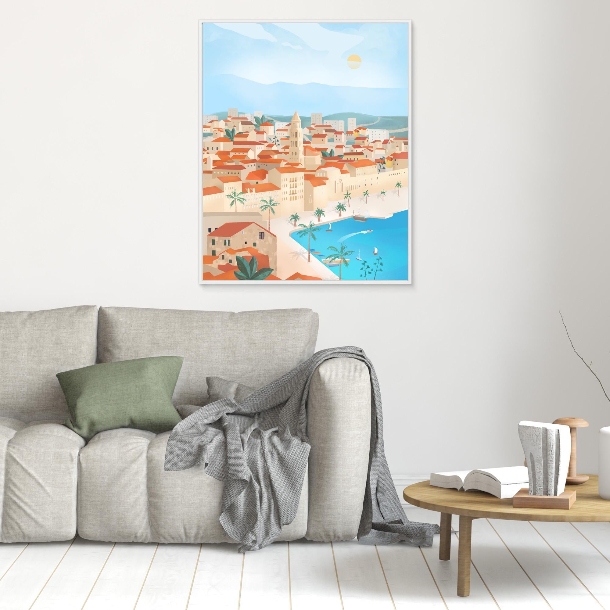 Stunning Canvas Print of Split, Croatia by Petra Lizde – Perfect for Home & Office Wall Decor