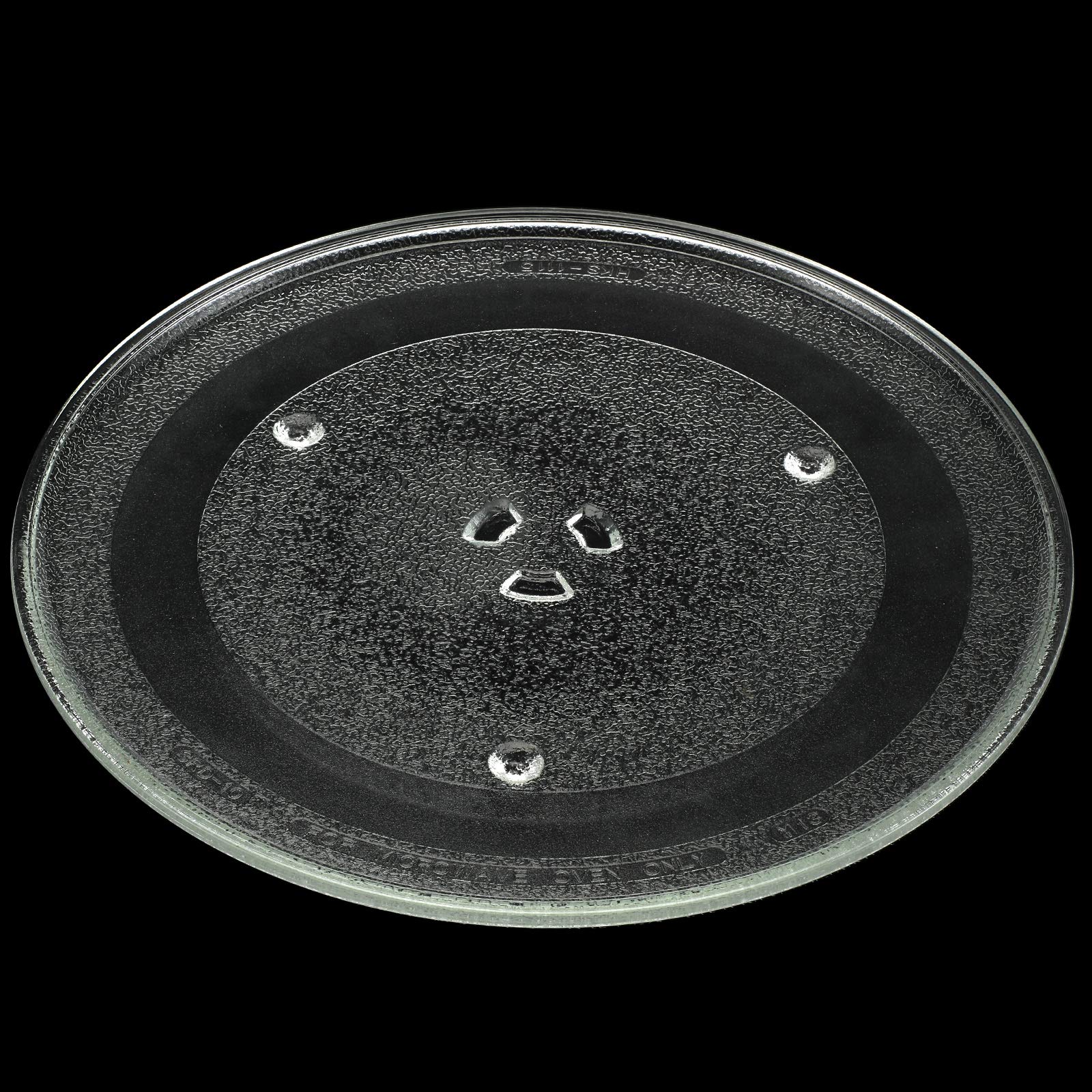 12.5 Inch (318mm) Microwave Turntable Plate - Replacement Glass Turntable Compatible with GE & Samsung Microwaves - Durable Rotating Tray for Even Heating - Perfect for Reheating, Defrosting & Cooking Meals - Ideal for Family Kitchens, Offices, Dorms & Small Apartments - Easy to Clean & Dishwasher Safe - Essential for Quick Meals, Leftovers & Frozen Food Prep
