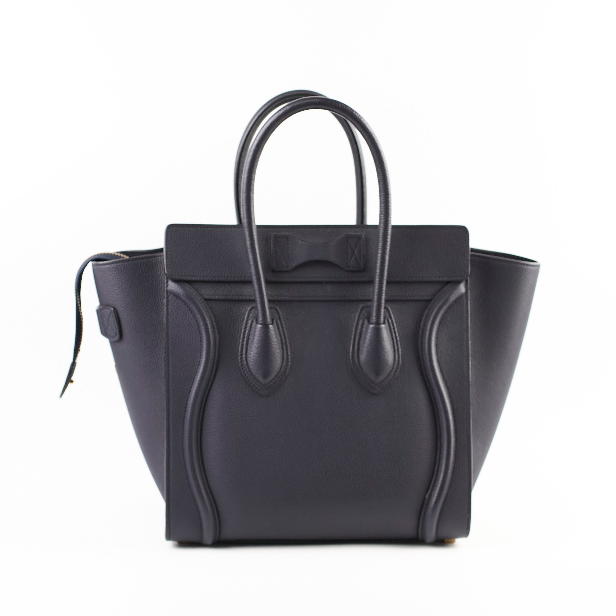 Celine Micro Luggage Bag in Black Calfskin Leather - Stylish Crossbody Purse for Women, Perfect for Work, Travel & Everyday Use