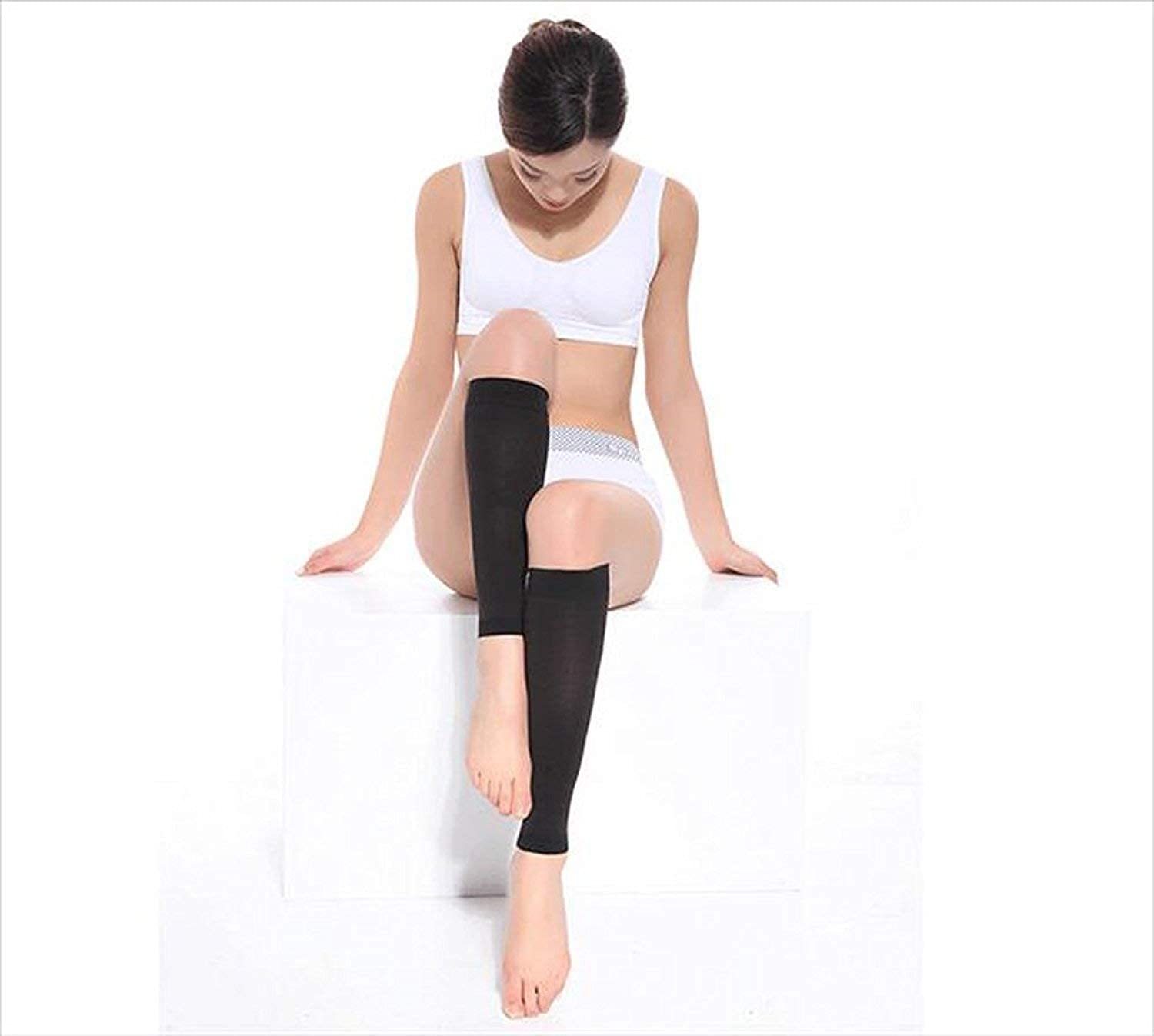 Women's 15-20mmHg Medical Compression Socks - Calf Support Stockings for Varicose Veins, Swelling & Circulation - Perfect for Nurses, Travel & Pregnancy