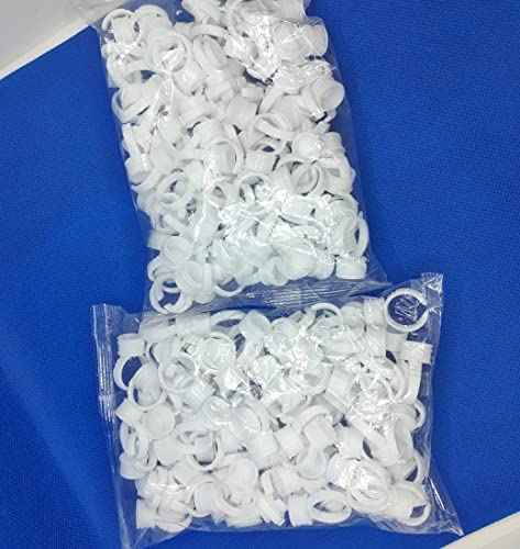 FYM Microblading Permanent Makeup Ring Ink Cups - 200pcs Disposable Pigment Cups for Eyebrow Tattooing & Cosmetic Tattoo Procedures - Perfect for Professional Artists & Home Use