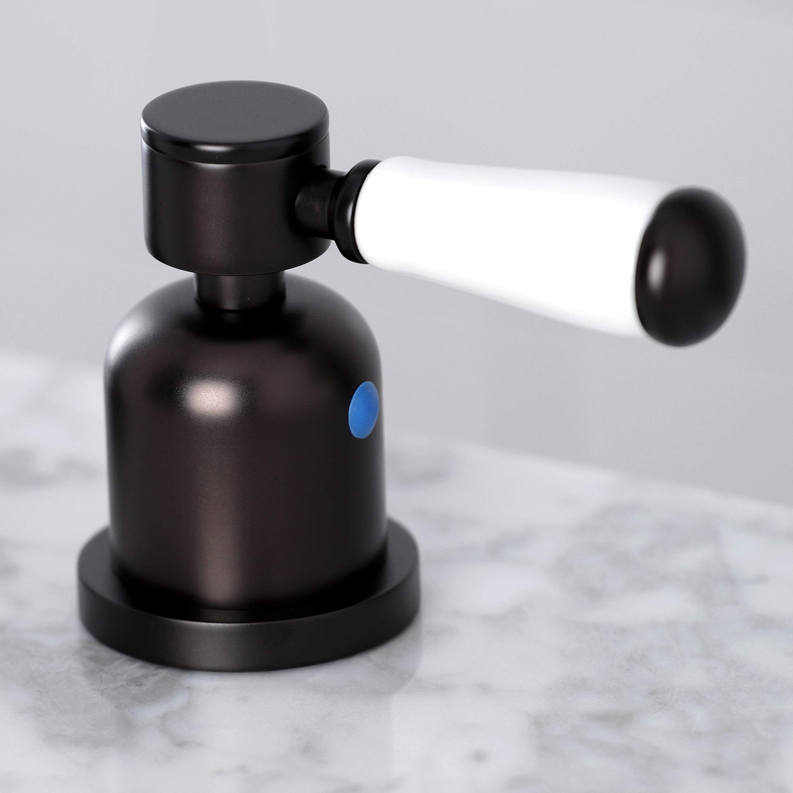 Kingston Brass FSC8935DPL Paris Widespread Bathroom Faucet - Oil Rubbed Bronze Finish, 11.06 x 6.81 x 9.5 Inches - Perfect for Modern Bathroom Vanities and Powder Rooms