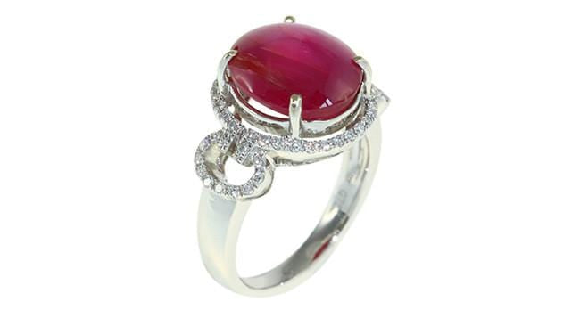 7.48 Carat Star Ruby Ring - Natural Gemstone Jewelry for Women - Perfect for Engagement, Anniversary & Special Occasion Gifts