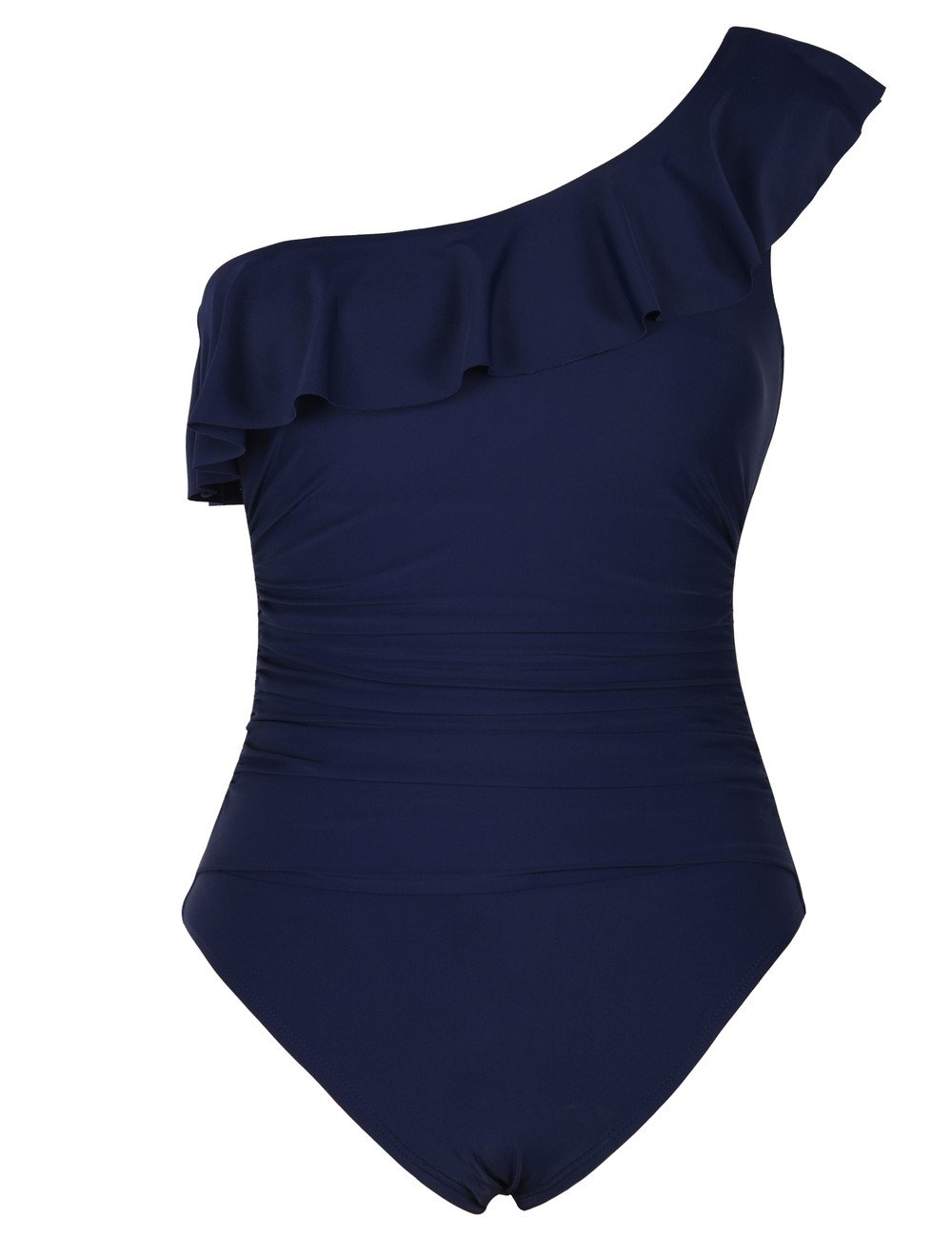 Hilor Women's One Piece Swimsuits - Tummy Control Bathing Suit with Asymmetric One Shoulder Design for Beach, Pool & Vacation | Sexy Swimwear for Women