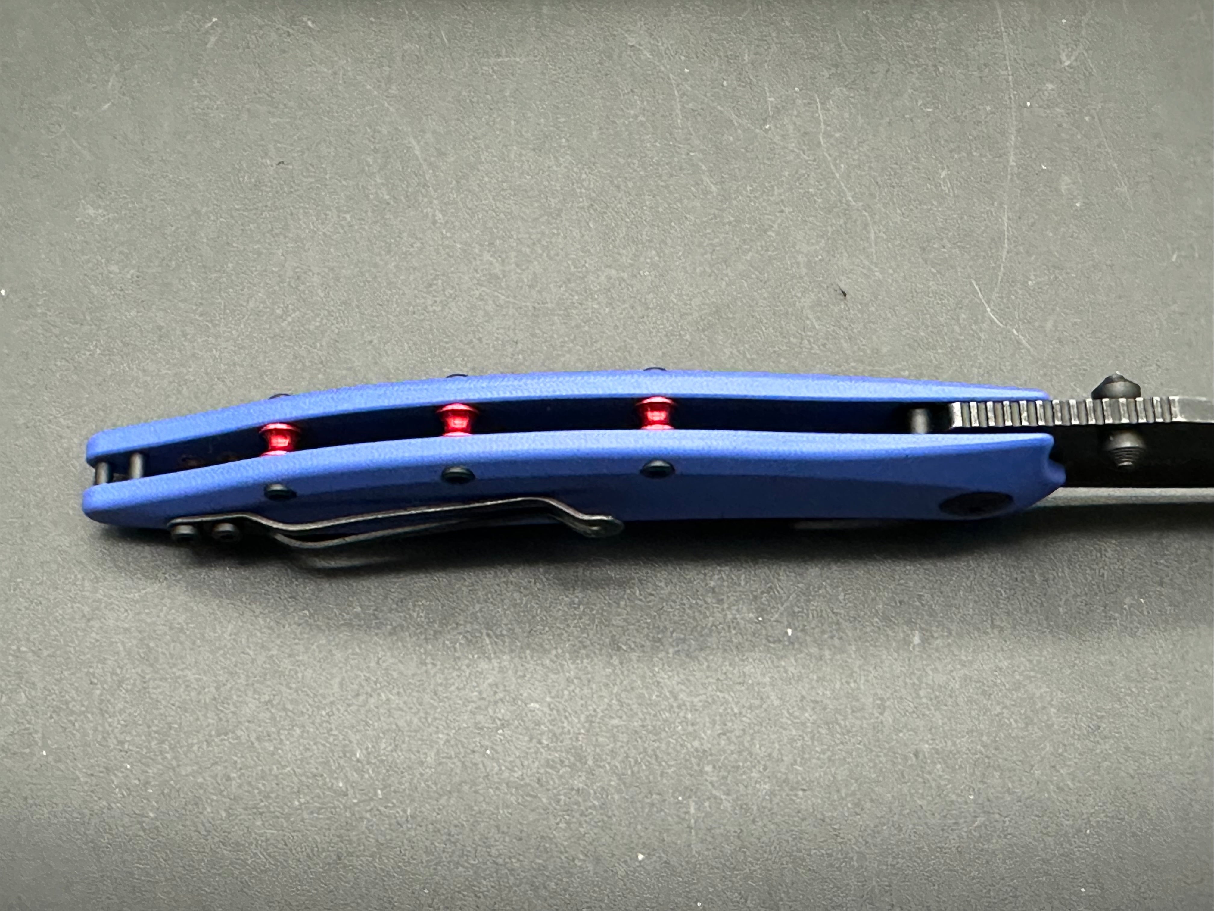 Steel Will Gienah Folding Knife - Blue G-10 Handle, Liner Lock, EDC Pocket Knife for Outdoor, Camping, and Everyday Carry
