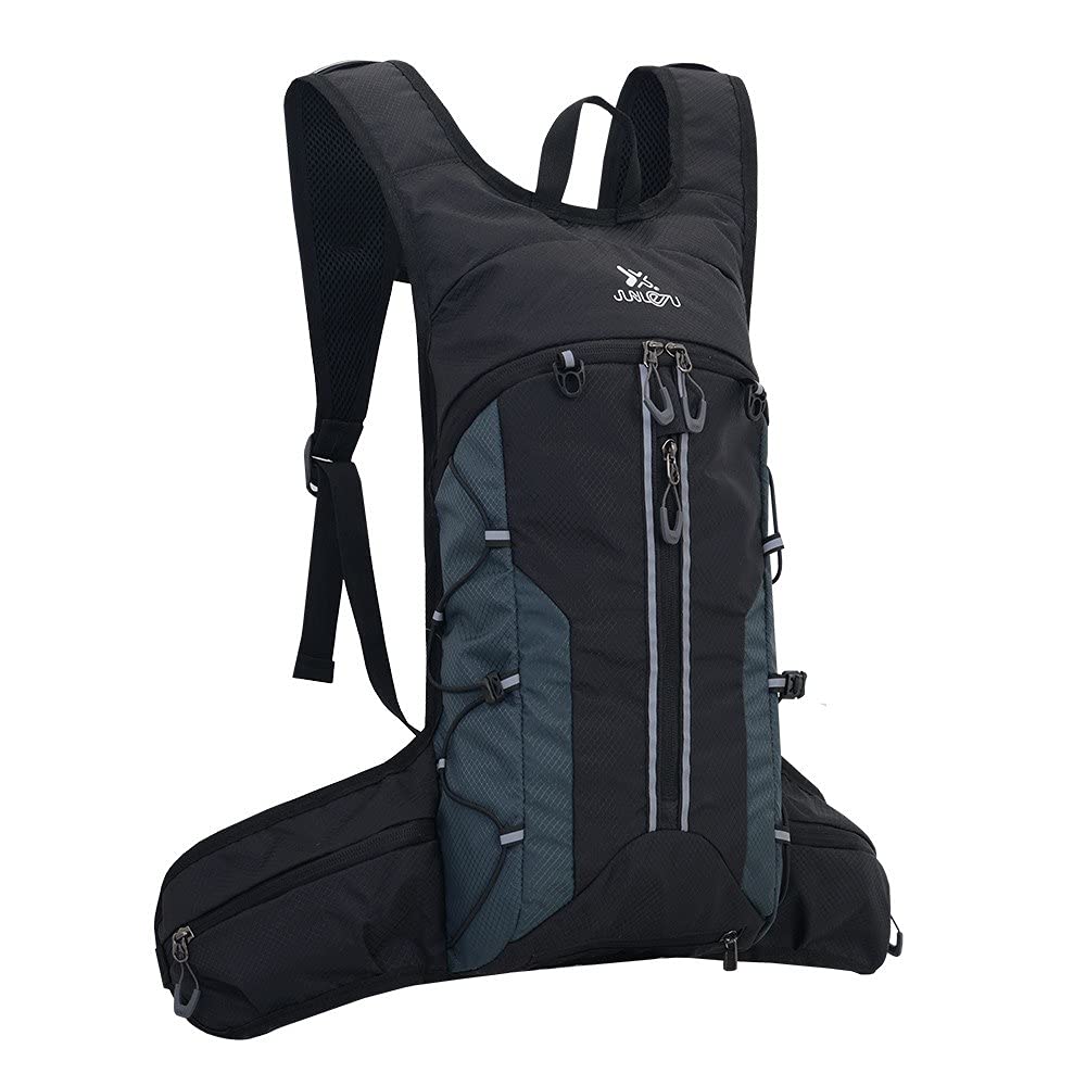 Lightweight Waterproof Hydration Backpack with 2L Water Bladder - Reflective Trim for Running, Cycling, Hiking & Outdoor Activities | Foldable Design for Camping & Travel