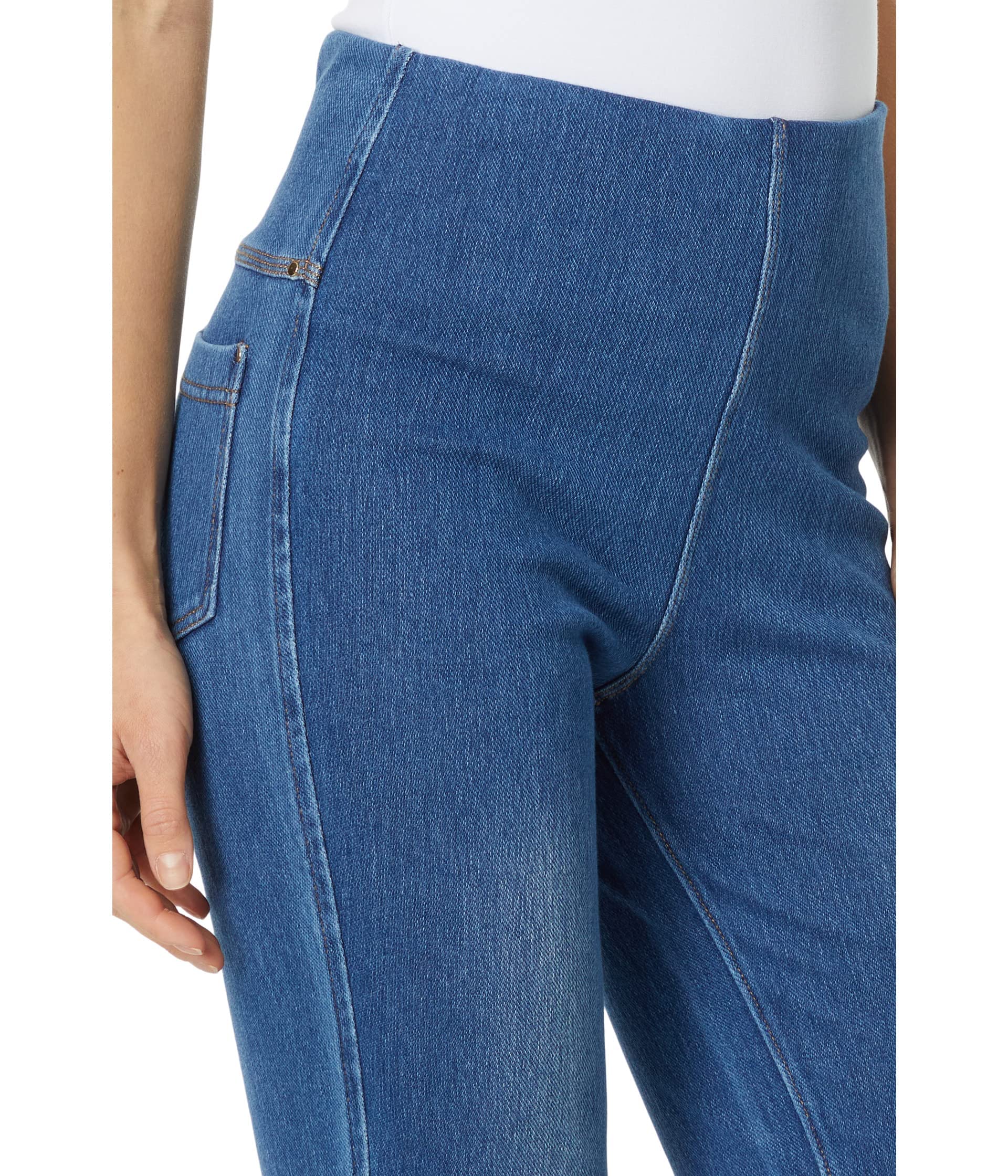 Lyssé Women's Bootcut Jeans – Stretchy Ankle Denim Pants with 4-Way Flex for Comfort | Perfect for Casual Wear, Office & Date Nights
