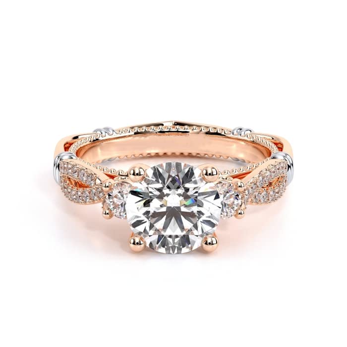 1.35 Carat Vintage 3 Stone Moissanite Engagement Ring for Women - 10K/14K/18K Gold or Platinum Plated Silver - Elegant Wedding, Proposal & Anniversary Jewelry Gift