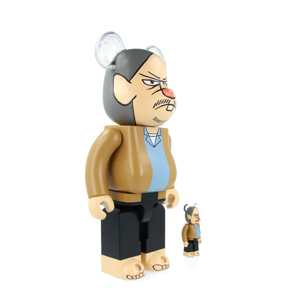 400% + 100% Bearbrick Bum San Collectible Toy Figures - Limited Edition Designer Art Toy for Display & Collection - Perfect for Home Decor, Office Display, and Gift Giving