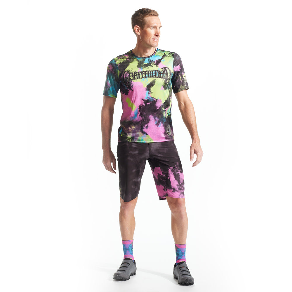 Grateful Dead x PEARL iZUMi Men's Cycling Jersey - Breathable Short Sleeve Bike Shirt for Mountain & Road Biking - Perfect for Summer Rides & Outdoor Adventures