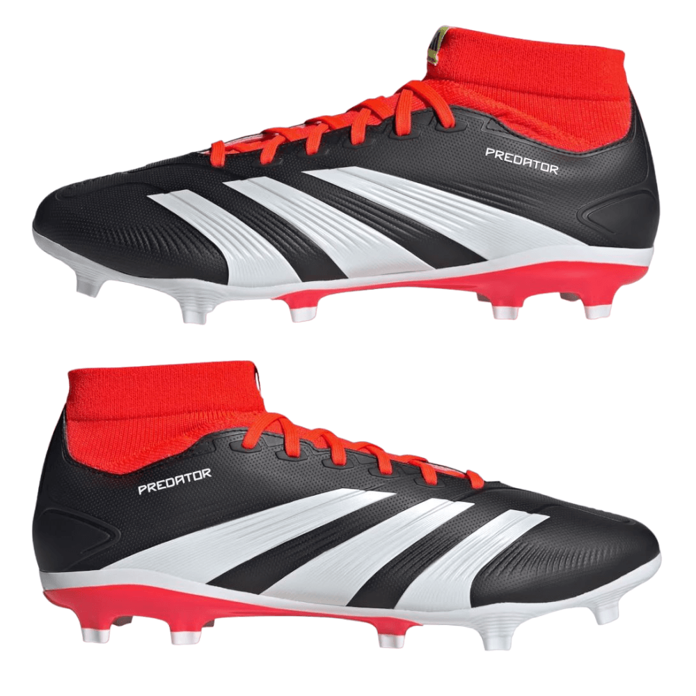 Adidas Predator League FG Soccer Cleats with Socks - High-Performance Football Boots for Men - Perfect for Turf Matches & Training Sessions