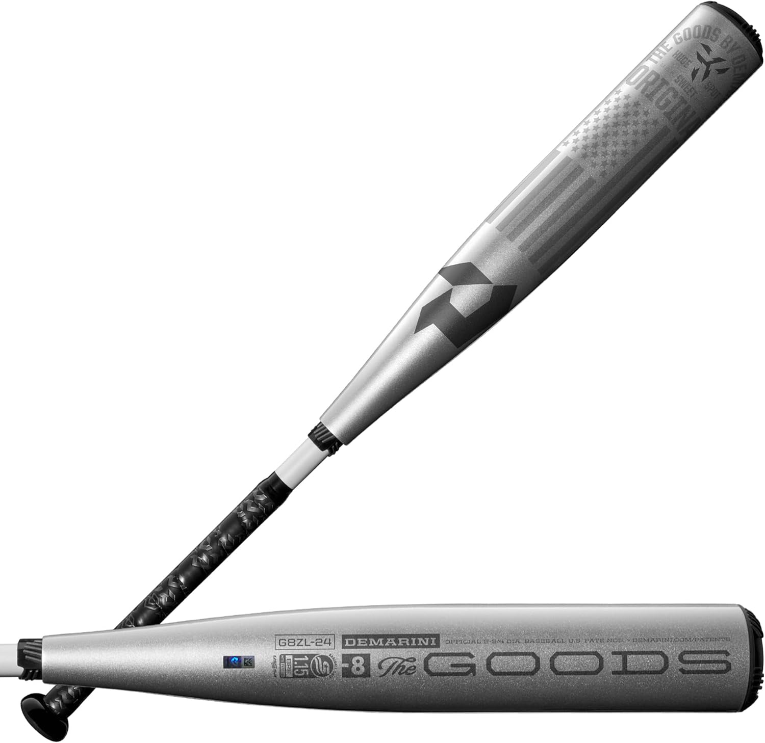 DeMarini 2024 The Goods USSSA Baseball Bat -8 Drop Weight | High Performance Youth & Adult Baseball Bat for Power Hitters | Perfect for League Games & Home Run Training