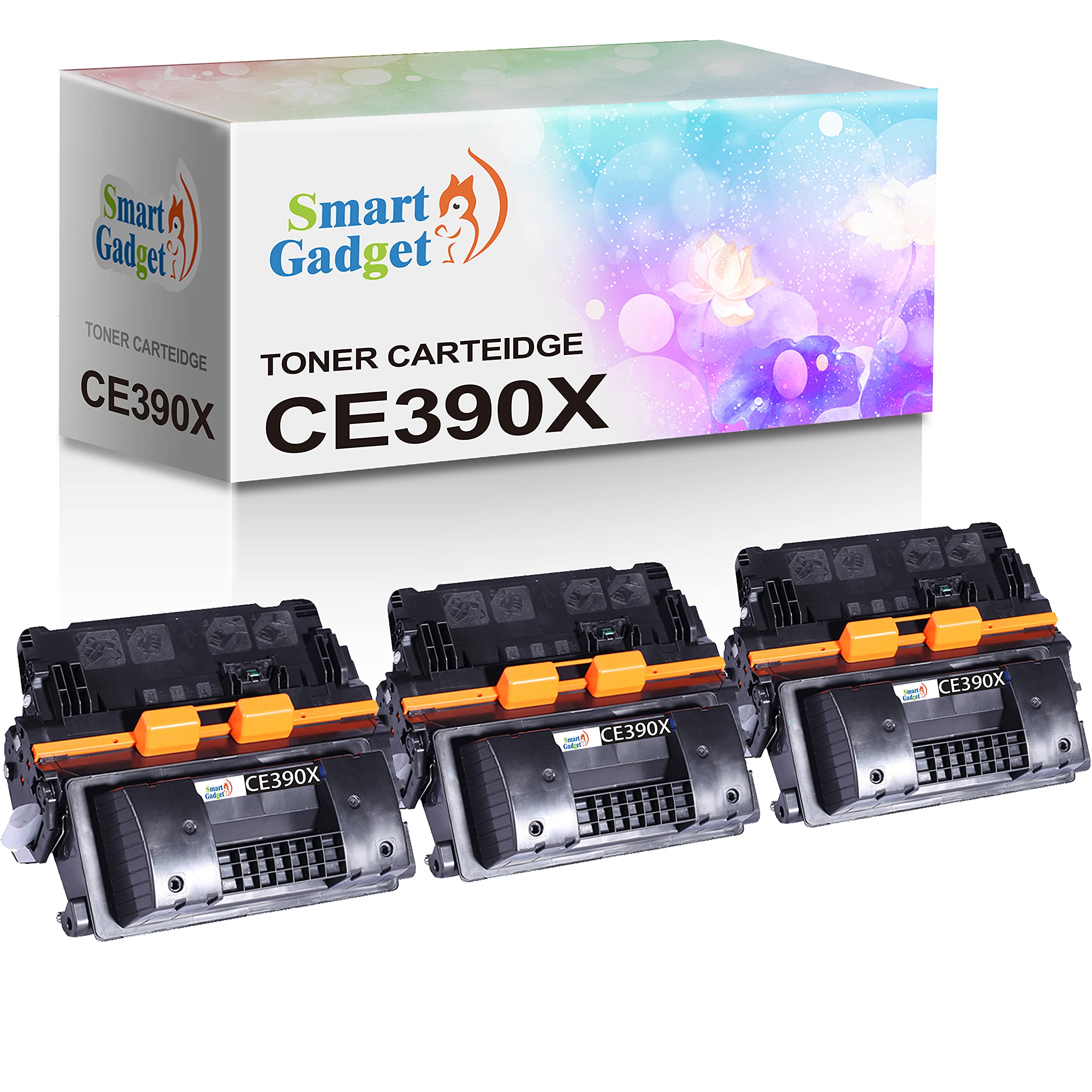 3 Pack Replacement Toner Cartridge CE390X for HP Enterprise 600 M602dn M4555h MFP 600 M603xh M603n Printers - High Yield Printing for Office & Business Documents