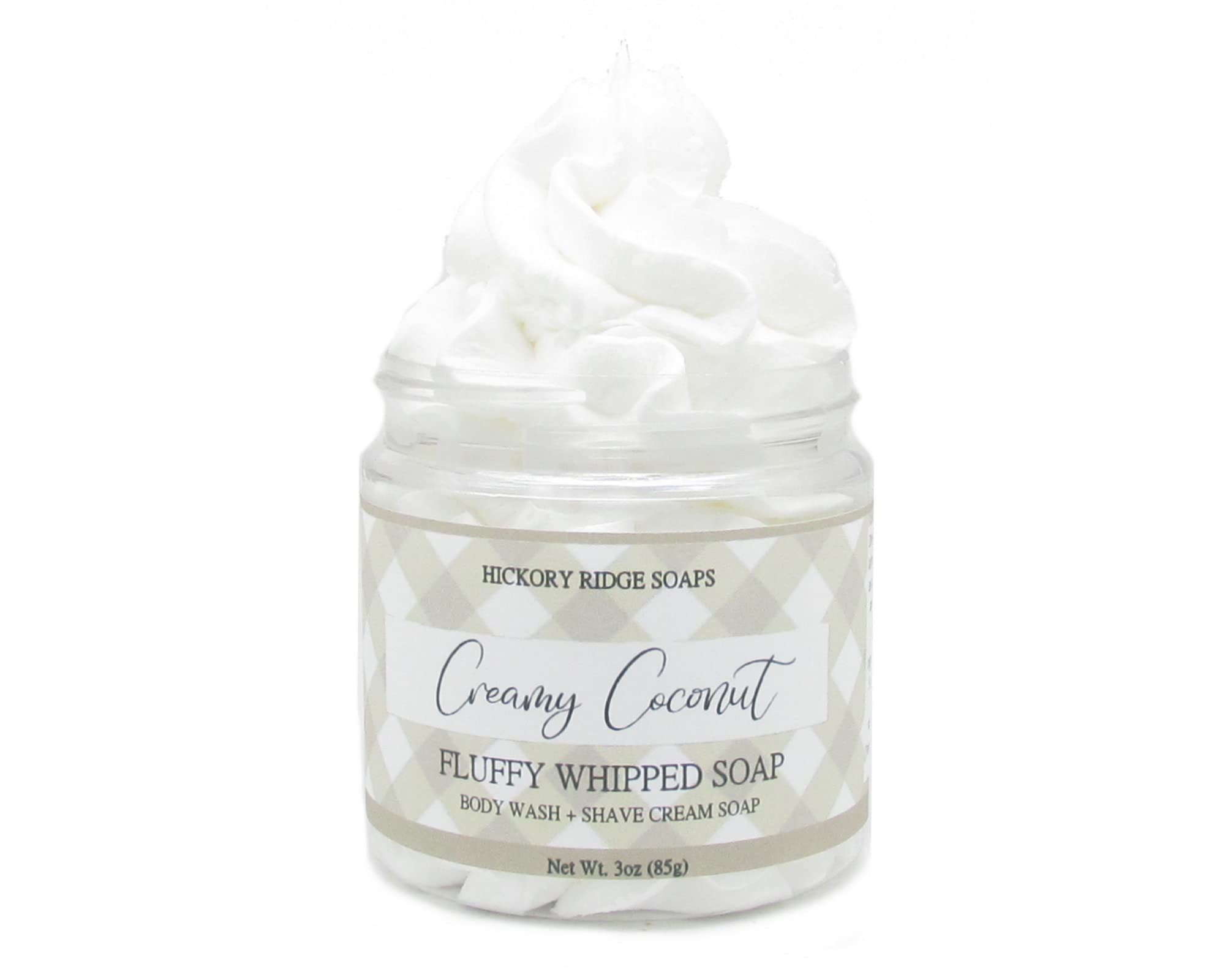 Creamy Coconut Whipped Soap - 4-in-1 Body Wash, Shaving Cream & Regular Soap for Soft Skin | Perfect for Shower, Bath & Travel | Medium Size