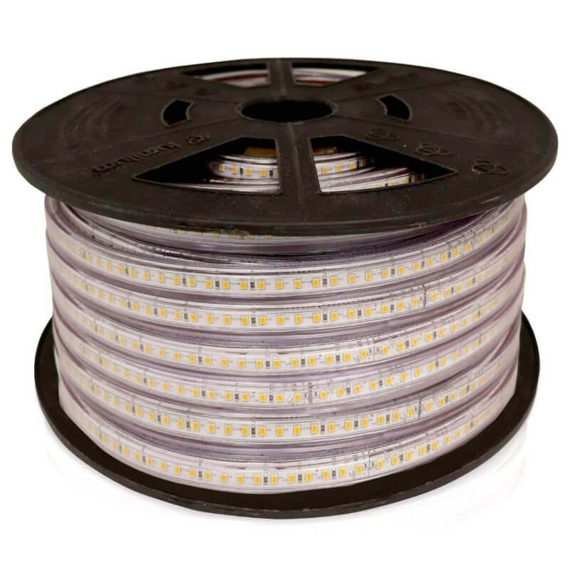 120V Ultra Bright LED Strip Lights - 164ft Roll with High Lumen Output for Home, Office, and Commercial Lighting Decor