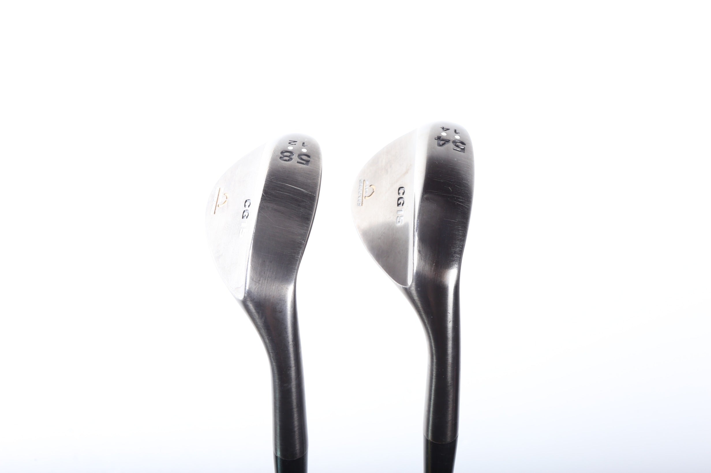 Premium Used Cleveland CG15 Black Pearl Wedge Set - Right Handed 54° & 58° Wedge Flex - Perfect for Golf Short Game & Sand Shots