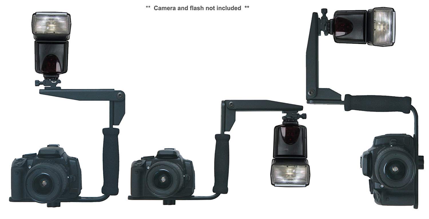 Sony Alpha DSLR-A550L Flash Bracket - 180° Pivoting Positioning with Hot Shoe Mount for Professional Photography | Perfect for Studio, Portrait & Event Shooting