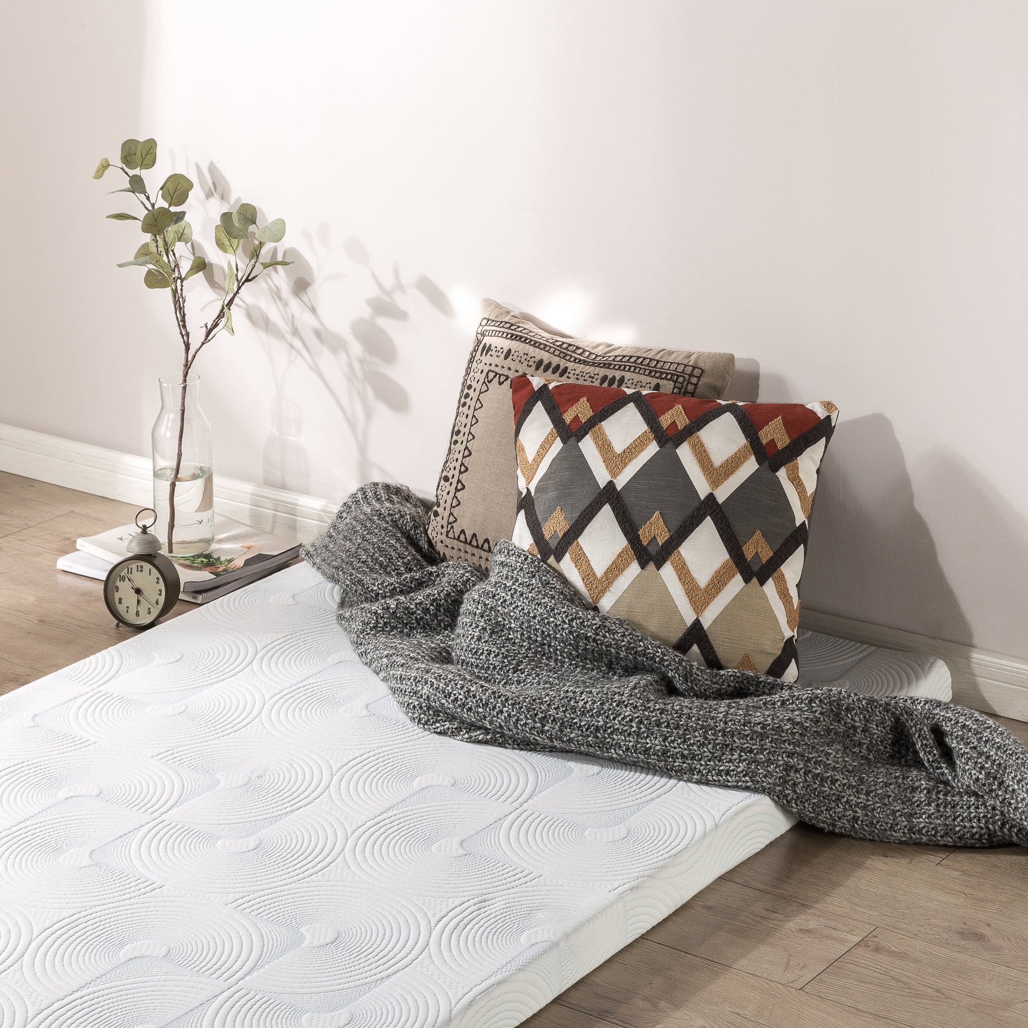 Zinus 3 Inch Cooling Gel Memory Foam Mattress Topper - Queen Size, Pressure Relief & Temperature Regulation for Better Sleep - Perfect for Hot Sleepers & Back Pain Relief