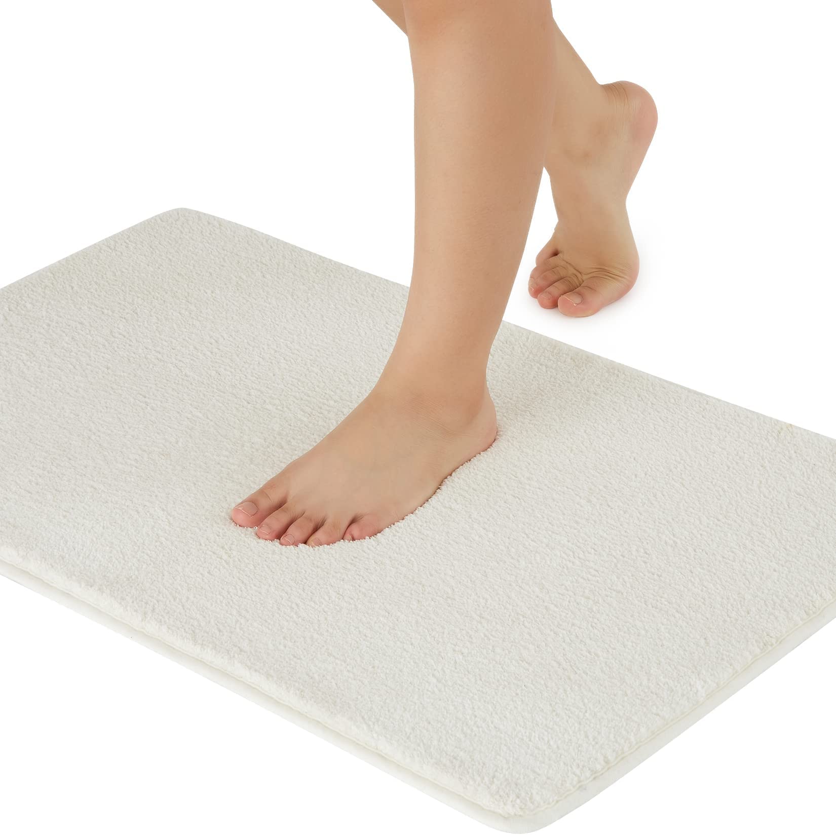 Premium Memory Foam Bath Mat - Ultra Soft & Absorbent Non-Slip Bathroom Rug (24