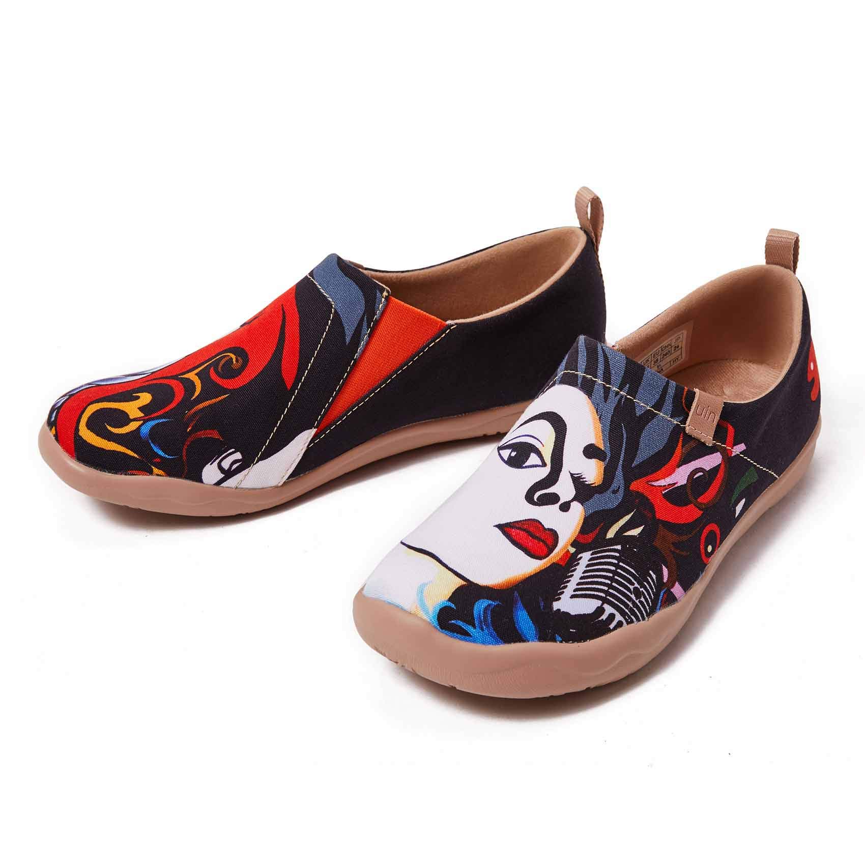UIN Women's Sneakers - Comfortable Walking Shoes & Fashion Loafers for Casual Wear, Travel, and Everyday Outfits