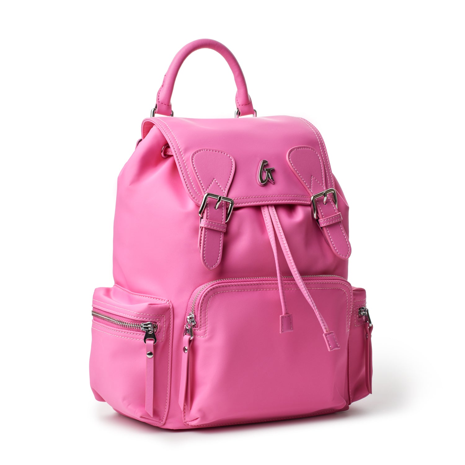 Premium Nylon Backpack for Women & Men - Hot Pink, Lightweight & Durable School, Travel & Work Backpack - Perfect for College, Commuting & Outdoor Adventures