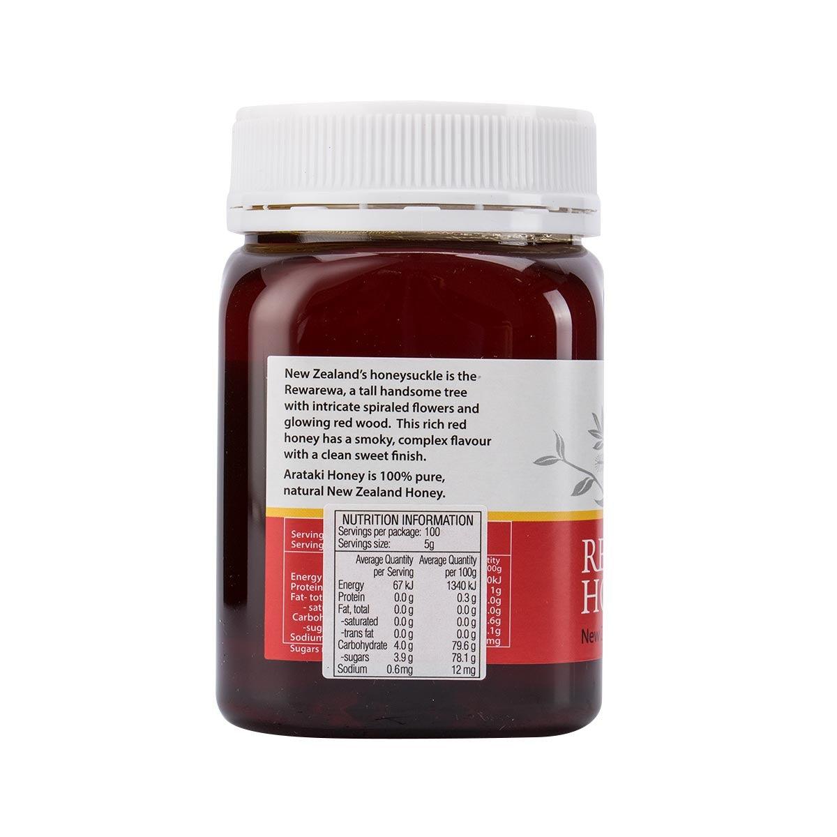 Premium ARATAKI Rewarewa Honey (500g) - 100% Pure New Zealand Honey, Rich Flavor & Natural Sweetener - Perfect for Tea, Baking & Healthy Breakfast