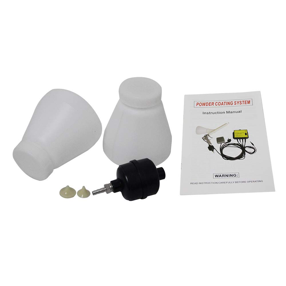 MXBAOHENG Mini Powder Coating System - 220V Metal Workpiece Spray Gun PC02 for DIY & Professional Metal Coating | Perfect for Automotive Parts, Furniture & Industrial Equipment