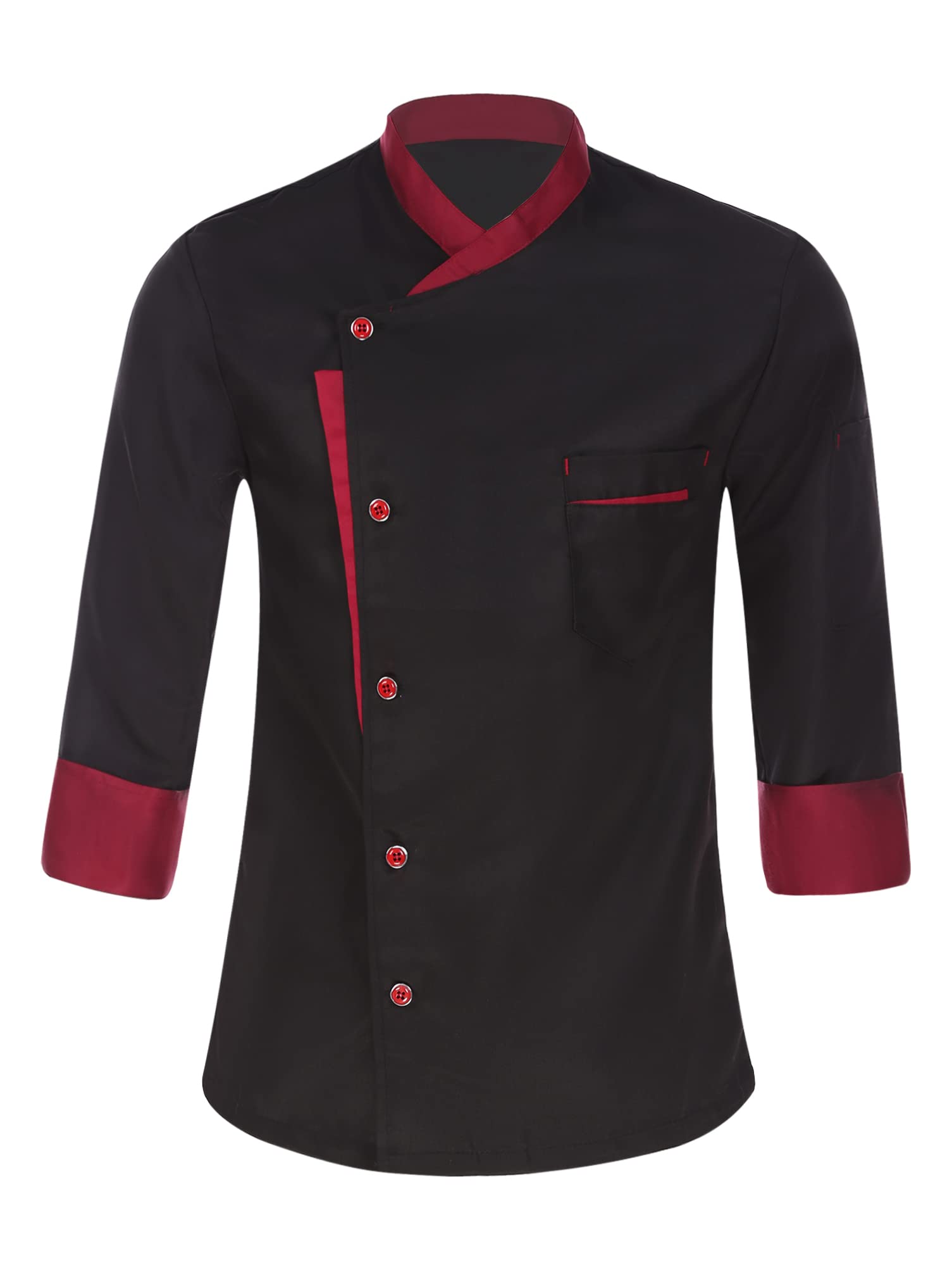 Aislor Professional Unisex Chef Jacket - Breathable Cotton Chef Coat for Men & Women - Restaurant, Hotel & Home Kitchen Uniform - Perfect for Cooking, Baking & Culinary Arts