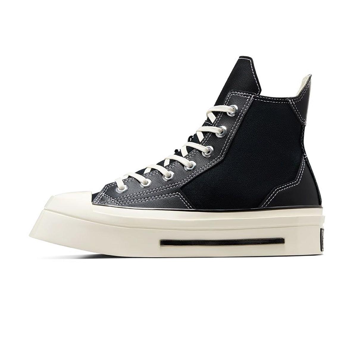 Chuck 70 De Luxe Squared Sneakers in Black - Classic High-Top Canvas Shoes for Men & Women | Streetwear, Casual Wear & Skate Style