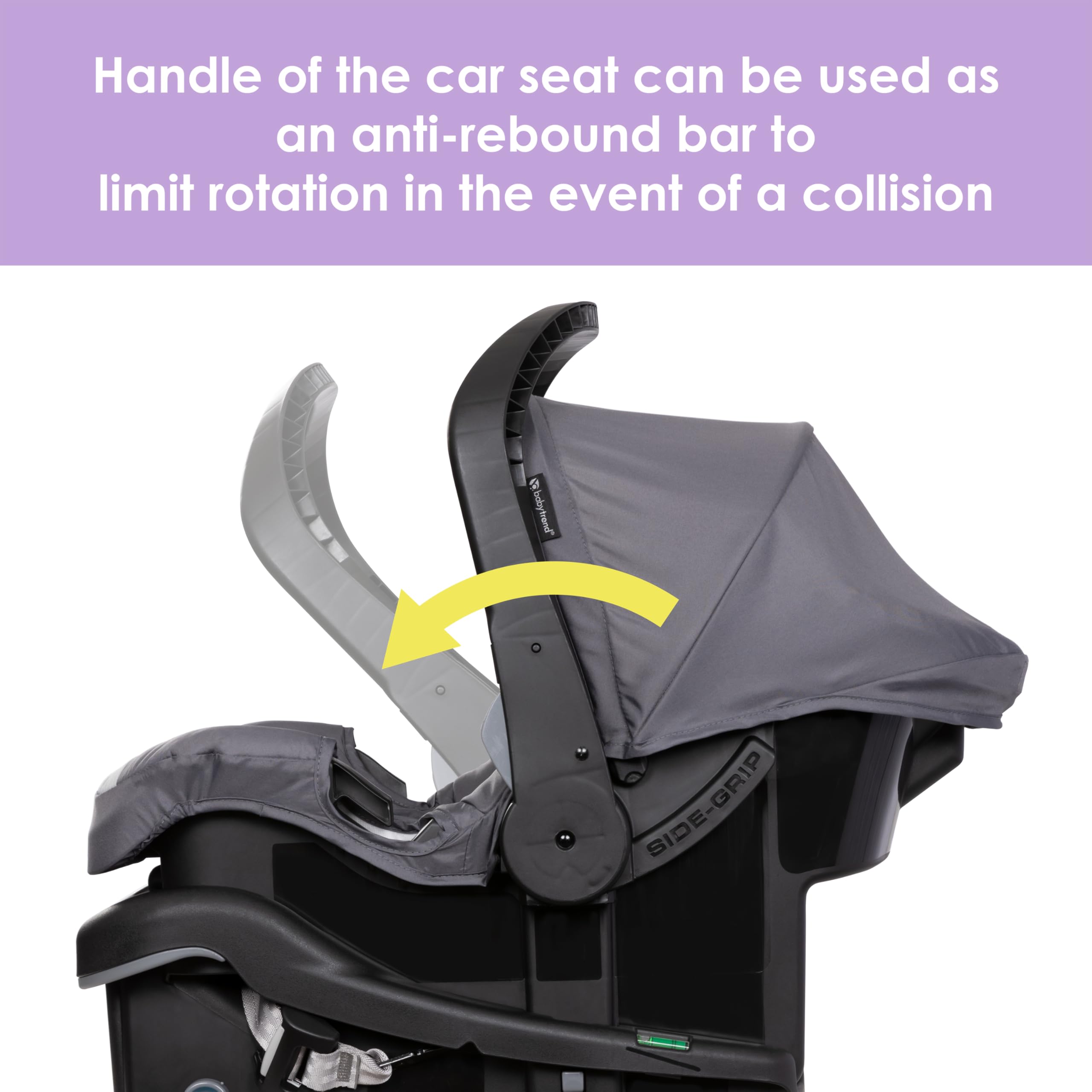 Baby Trend Expedition® Zero Flat Jogger Travel System with LED Lights - Lightweight Stroller & Car Seat Combo for Newborns to Toddlers | Perfect for City Walks, Shopping & Travel | Dash Grey
