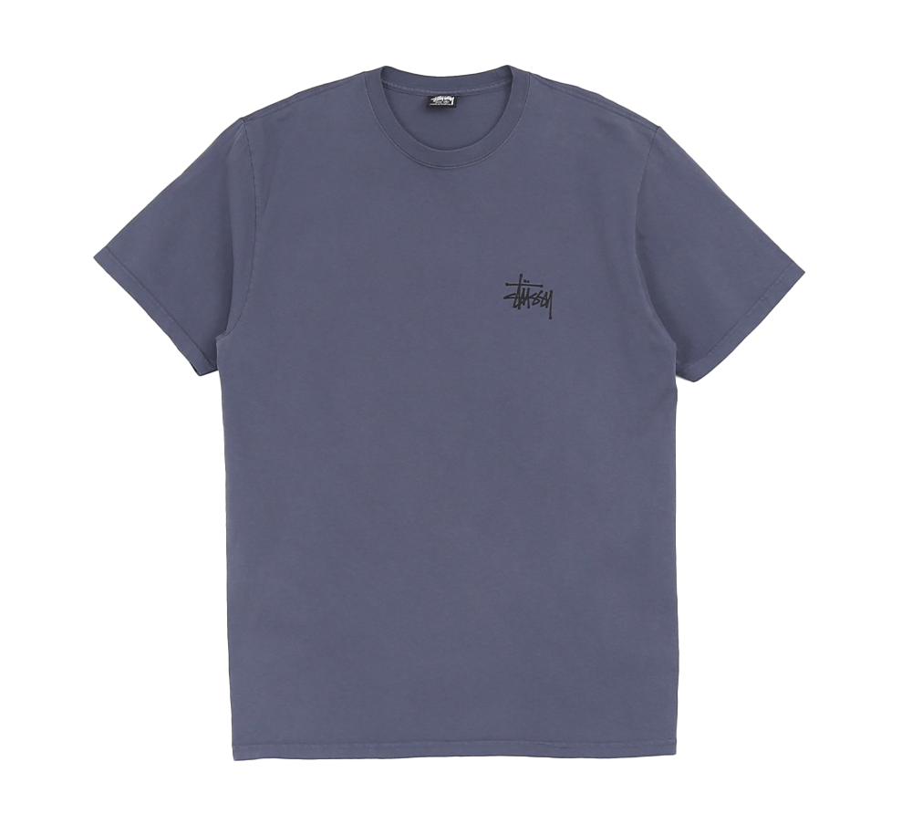 Stussy Pigment Dyed T-Shirt for Men - Soft Vintage Washed Cotton Tee - Streetwear Essential for Casual Outfits & Urban Fashion