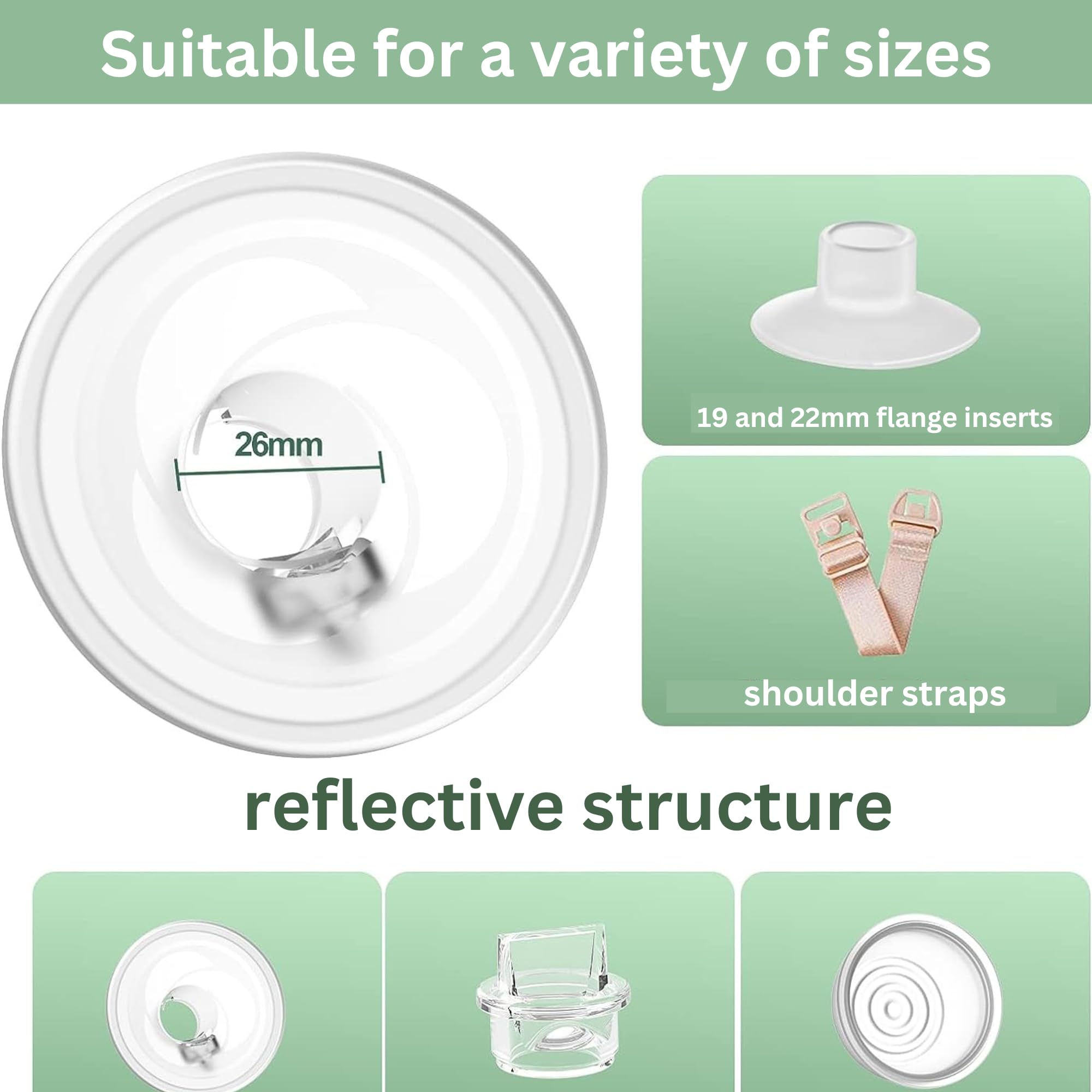 BRONTIX Electric Breast Pump - Hands-Free Wearable Automatic Breastfeeding Pump for Nursing Mothers - Portable & Rechargeable Milk Pump for On-the-Go Use at Work, Travel or Home Comfort