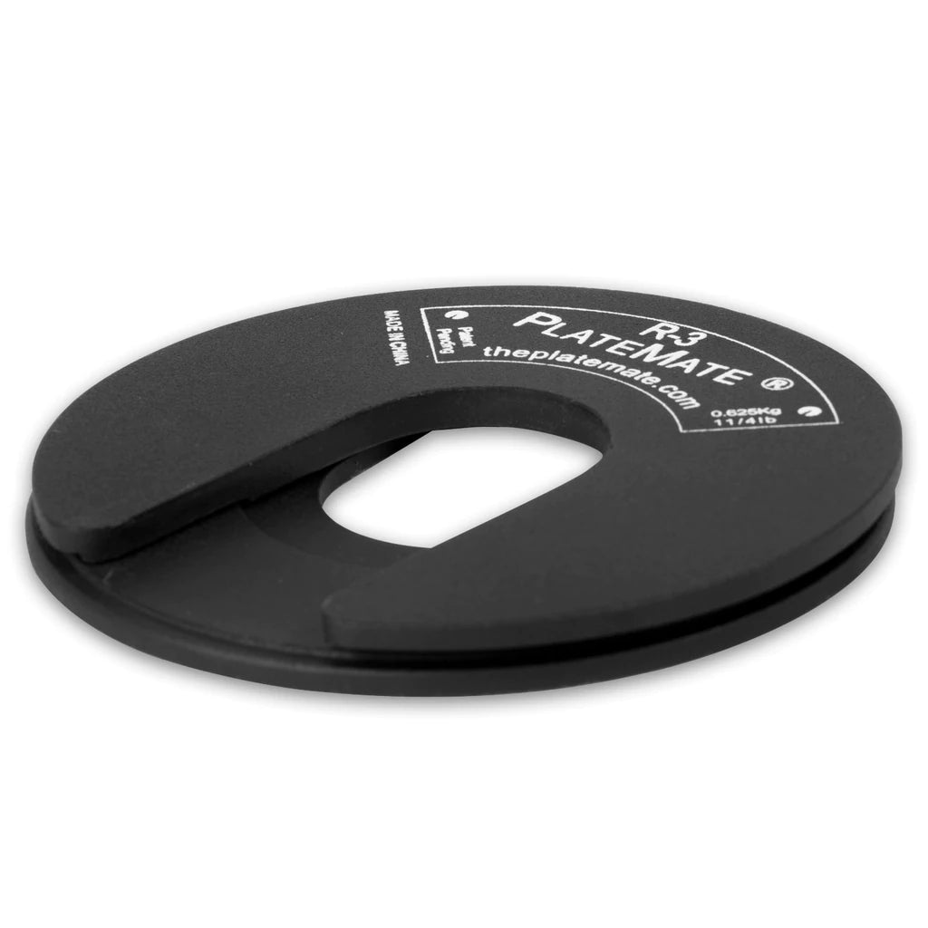3 PlateMate 1.25lb Weight Plates (Pair) - Perfect for Dumbbell & Barbell Workouts, Home Gym Strength Training, and Fitness Accessories