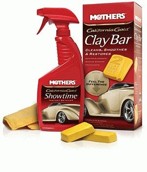 California Gold Clay Bar Detailing Kit - Premium Car Paint Cleaner & Decontamination for Smooth Finish | Perfect for Auto Detailing, Ceramic Coating Prep & Paint Correction