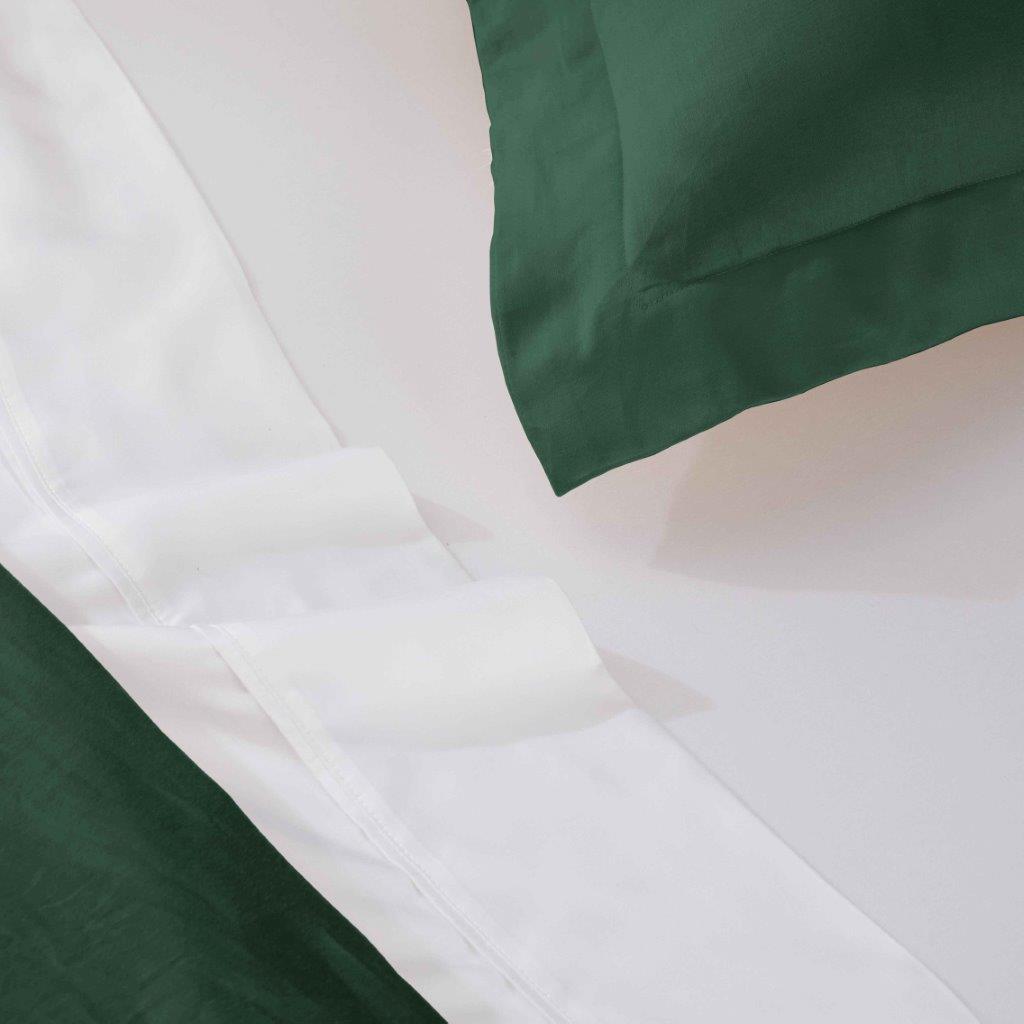 Premium Egyptian Cotton 400 Thread Count Duvet Cover Set - Queen Size, Hypoallergenic & Breathable for Luxurious Comfort - Perfect for Master Bedrooms, Guest Rooms & Hotel Style Bedding