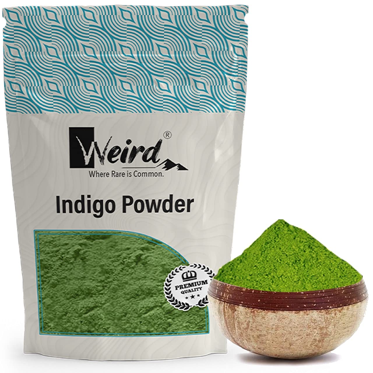 Natural Indigo Powder for Black Hair Dye - 400g | Chemical-Free Henna Alternative for DIY Hair Coloring at Home