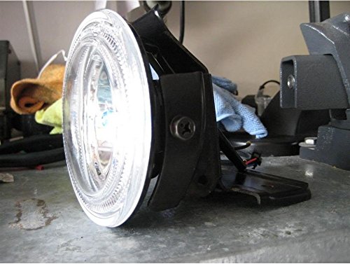 1998-2002 Pontiac Firebird Trans Am Halo Fog Lights Kit - Angel Eye LED Driving Lights & Foglamps for Enhanced Night Visibility (Compatible with Wings West Body Kits) - Perfect for Street Racing, Car Shows & Night Driving