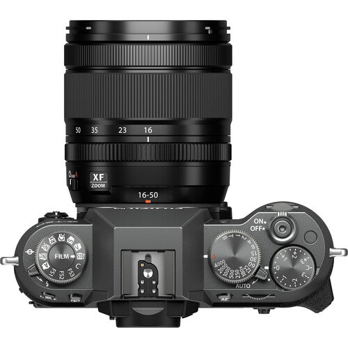 FUJIFILM X-T50 Mirrorless Digital Camera with XF16-50mm F2.8-4.8 R LM WR Lens Kit - Charcoal Silver | Perfect for Travel Photography & Street Shooting