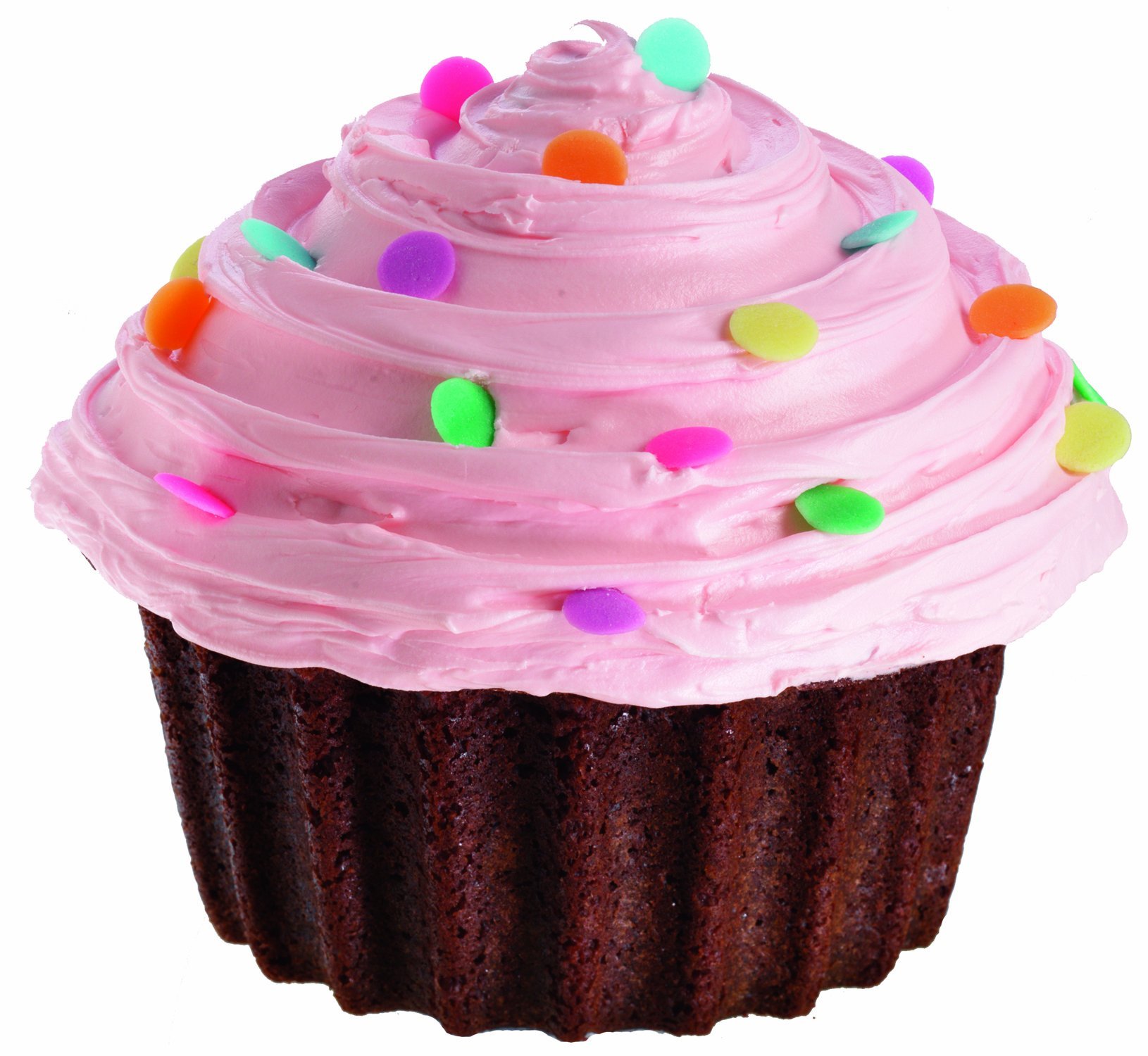 Wilton Giant Dimensions Large Cupcake Pan - 12-Cavity Non-Stick Baking Sheet for Jumbo Muffins & Cupcakes - Perfect for Birthday Parties, Baby Showers & Holiday Baking