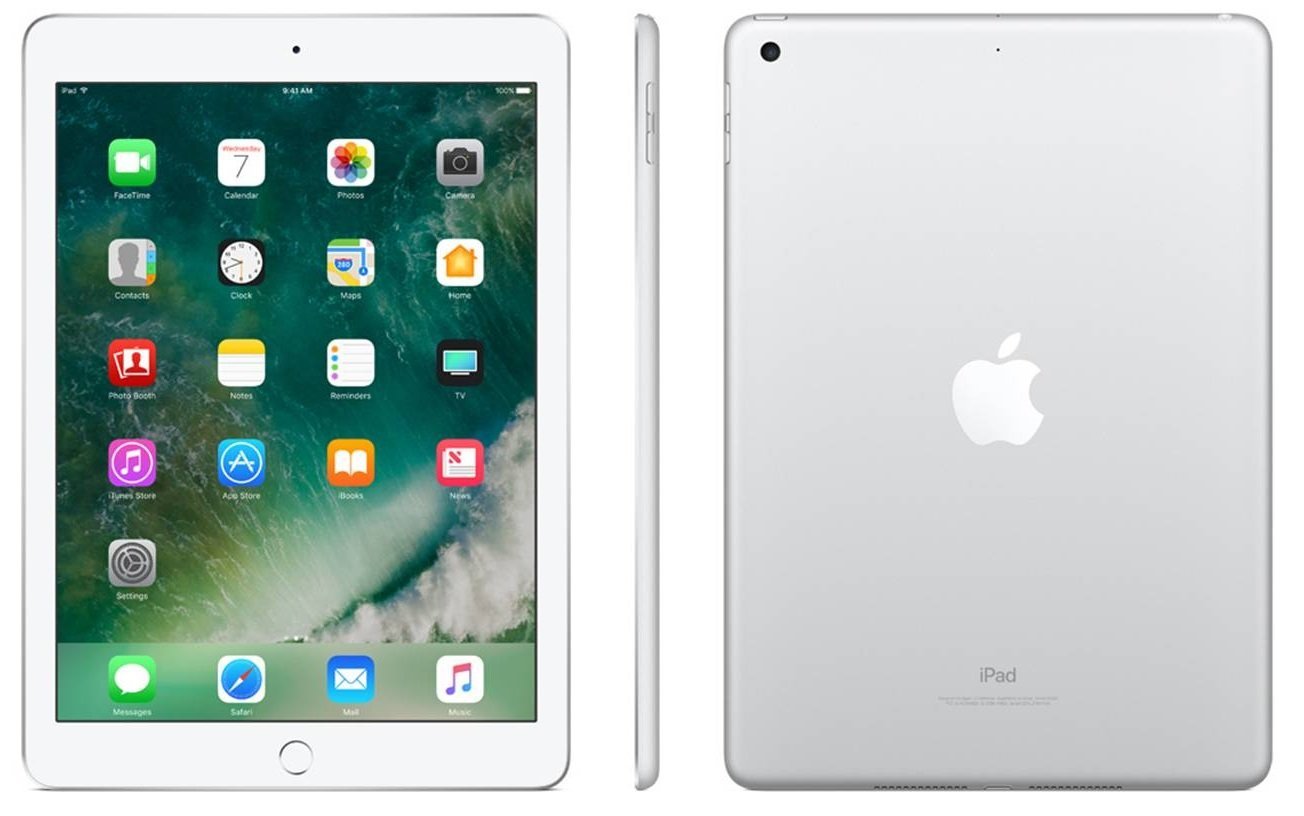 Refurbished Apple iPad (2017 Model) 32GB WiFi - Silver | Fast Performance for Work, Study & Entertainment