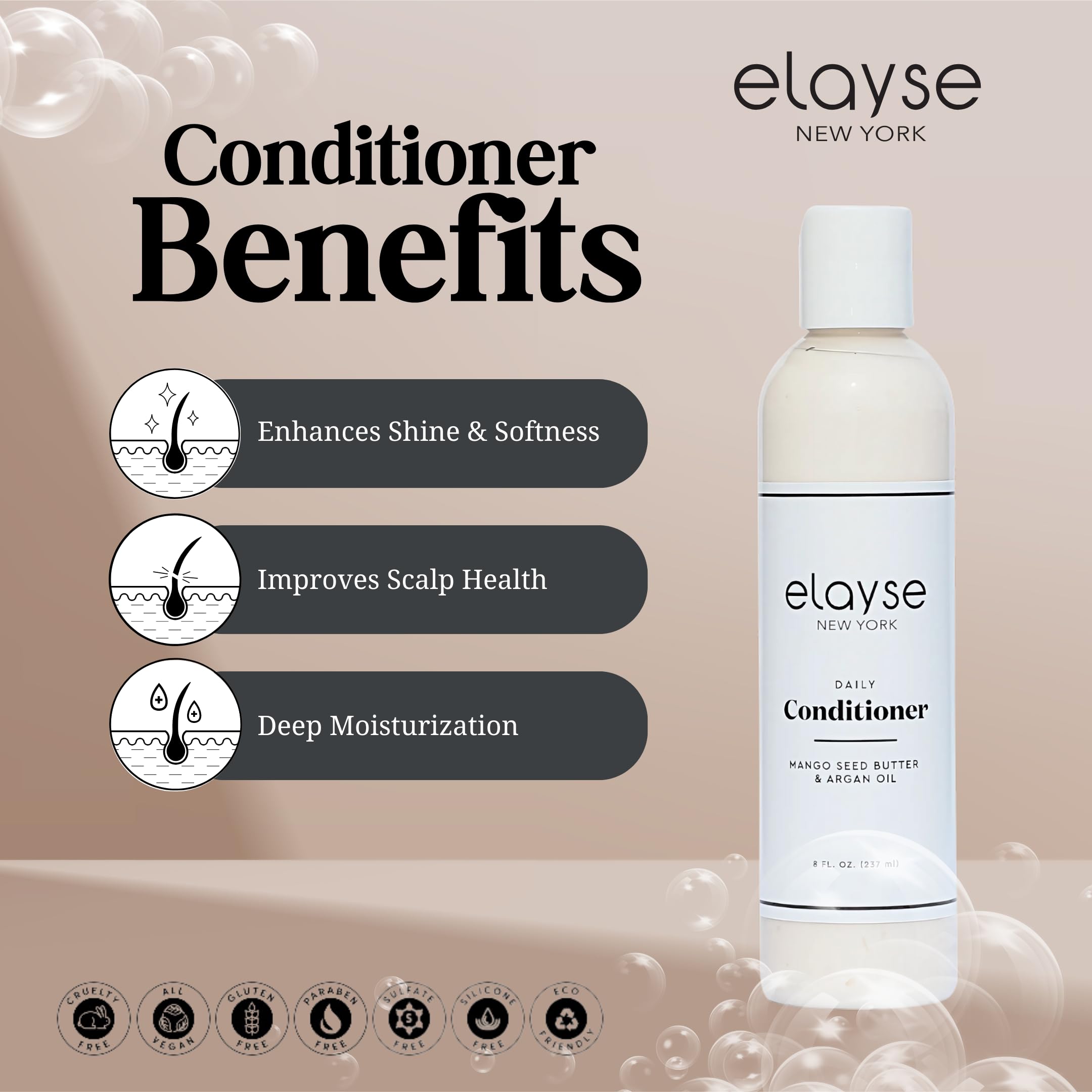 Hydration Boost Hair Care Set - Sulfate & Paraben Free Shampoo, Conditioner, Hair Mask & Biotin Serum for Color-Treated Hair - 4 Piece Kit for Dry, Damaged Hair Repair & Daily Nourishment - Perfect for Home & Salon Use