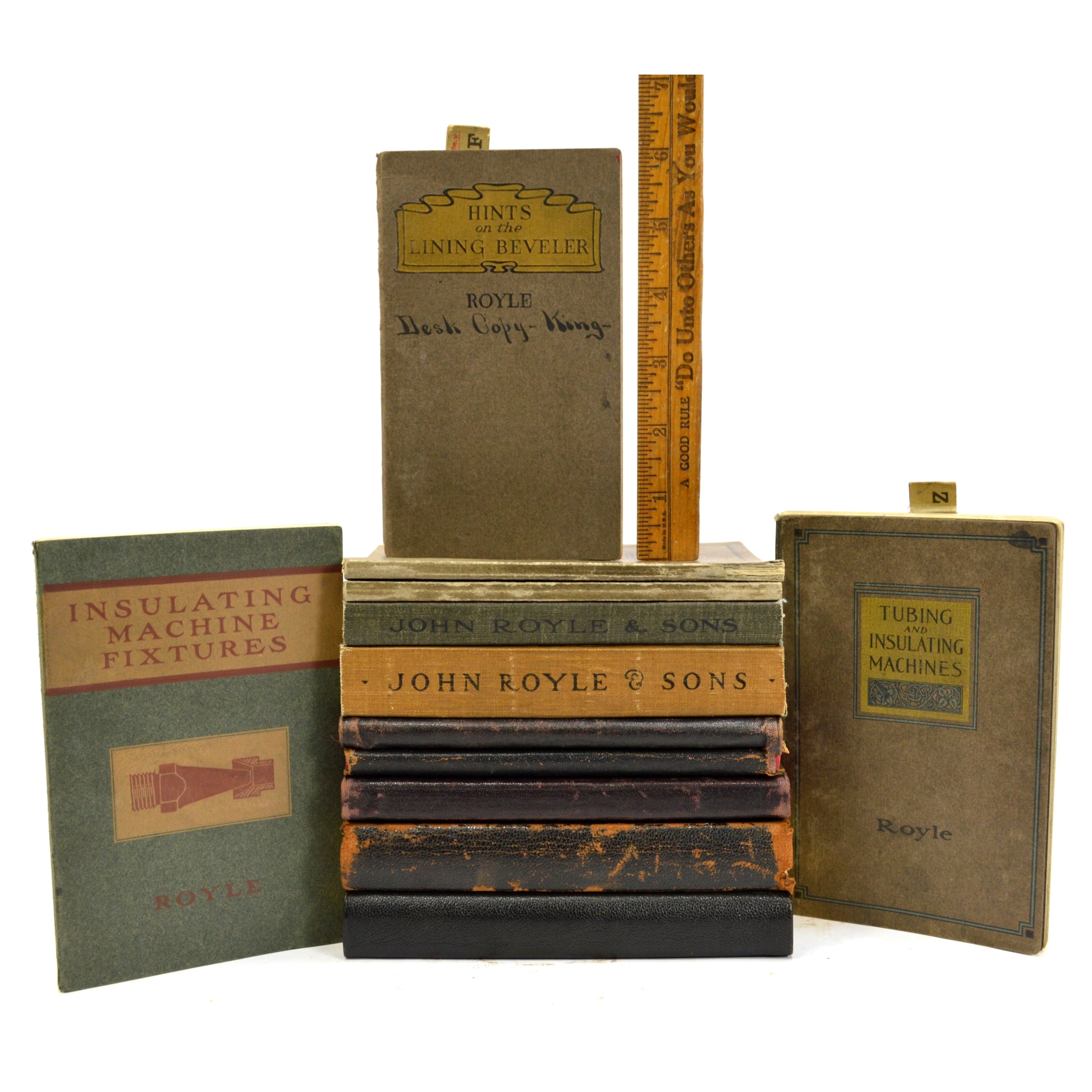 Vintage John Royle & Sons Machinist Promotional Booklets - Lot of 12 Antique Machine Tool Catalogs for Collectors & Industrial History Enthusiasts - Perfect for Workshop Decor, Engineering Reference & Vintage Book Collections